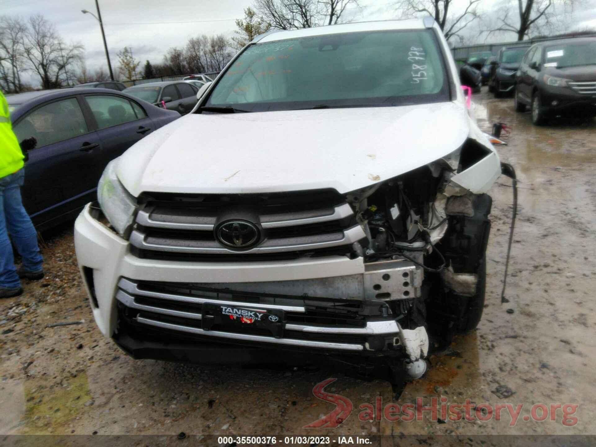 5TDJZRFH1HS458778 2017 TOYOTA HIGHLANDER