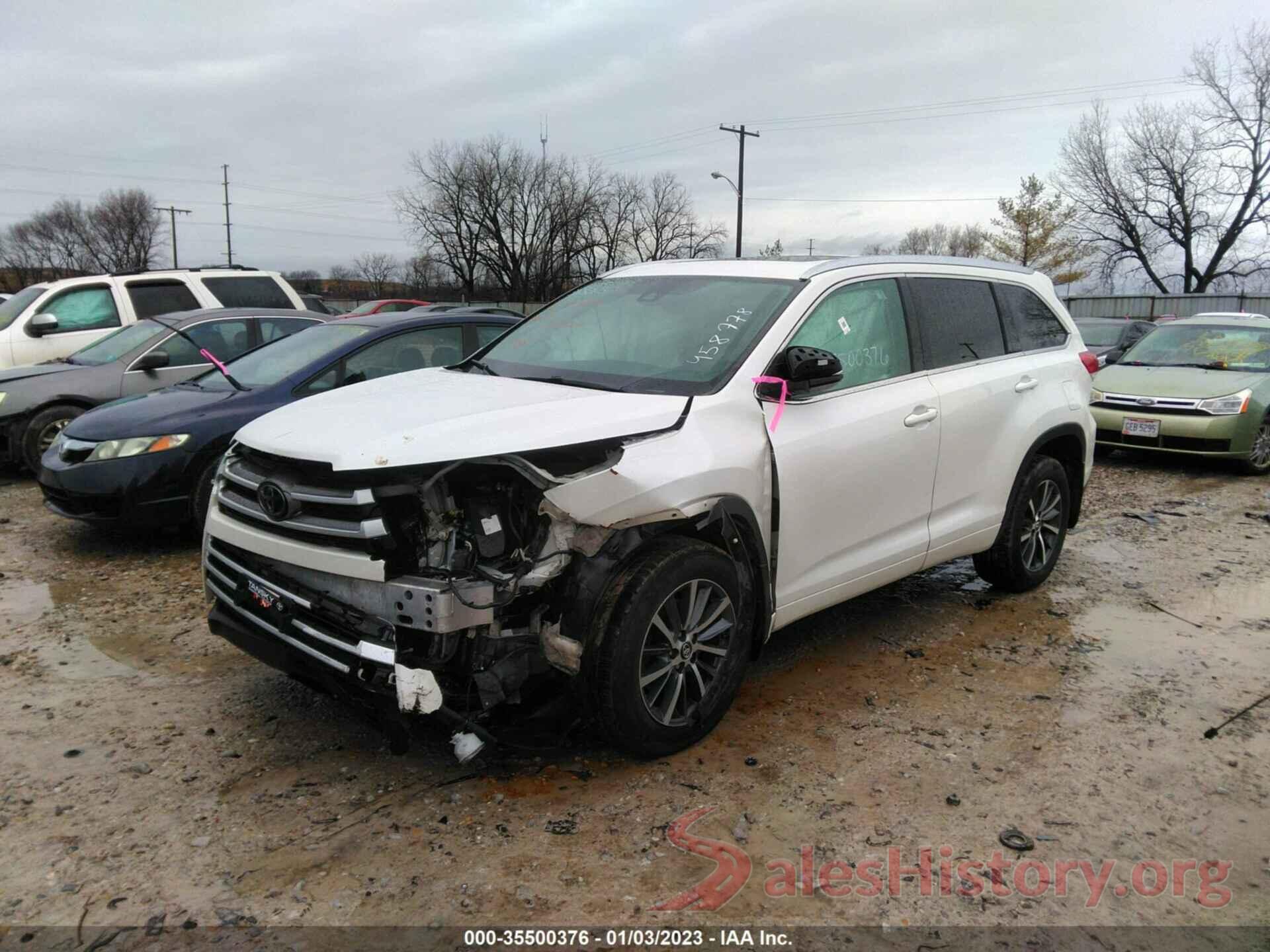 5TDJZRFH1HS458778 2017 TOYOTA HIGHLANDER