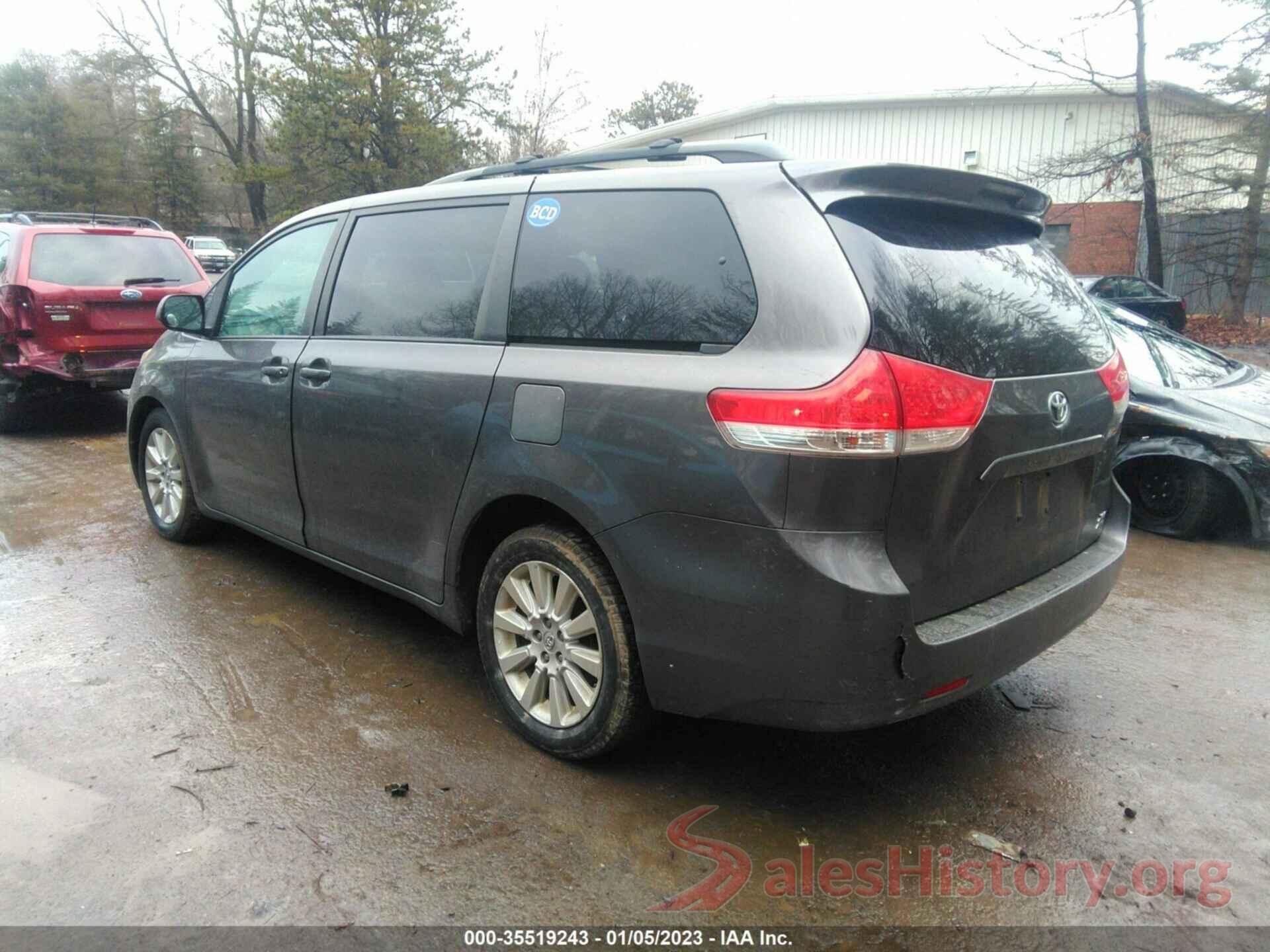 5TDDK3DCXDS065751 2013 TOYOTA SIENNA