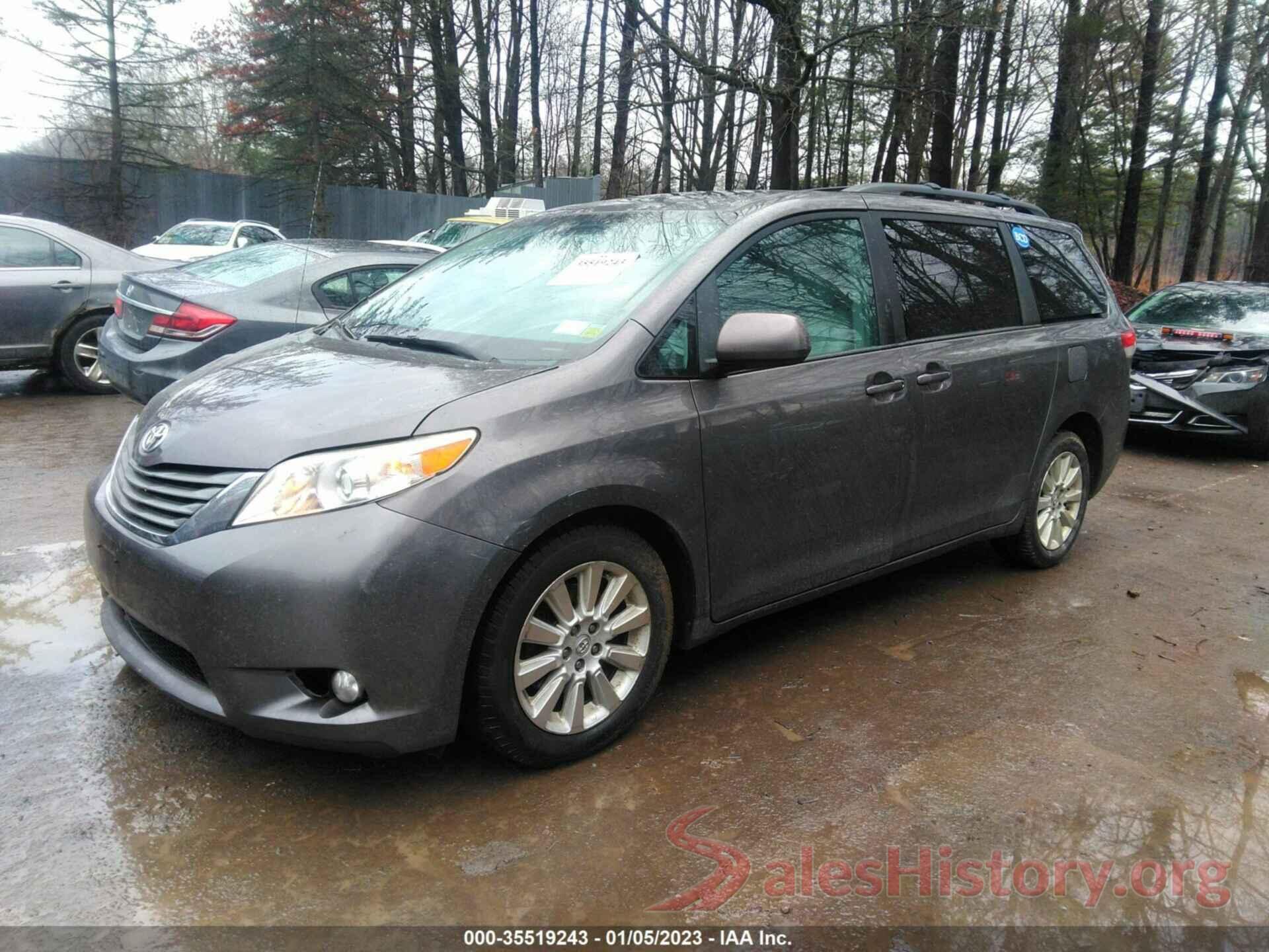 5TDDK3DCXDS065751 2013 TOYOTA SIENNA