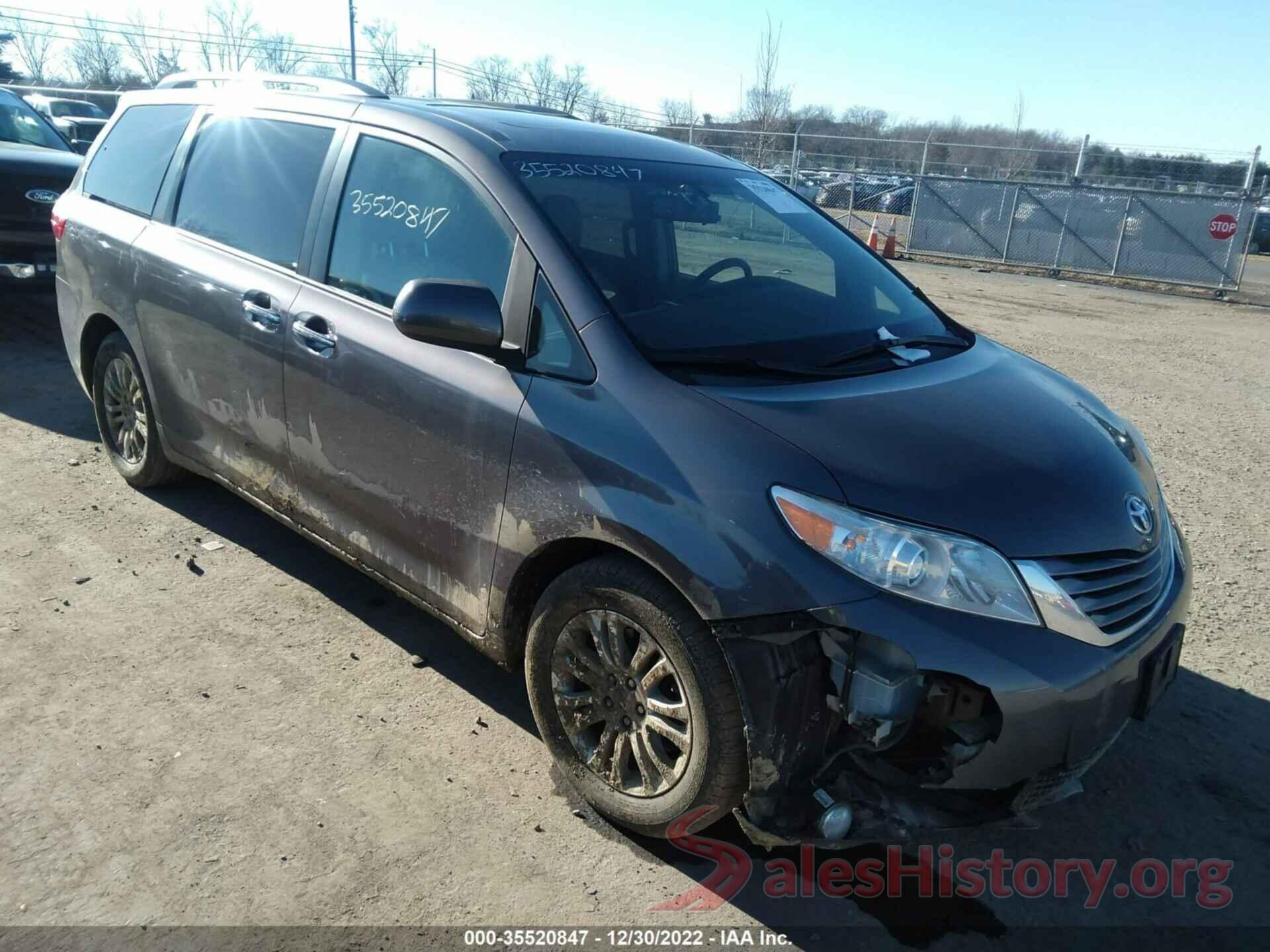 5TDYZ3DC2HS898480 2017 TOYOTA SIENNA