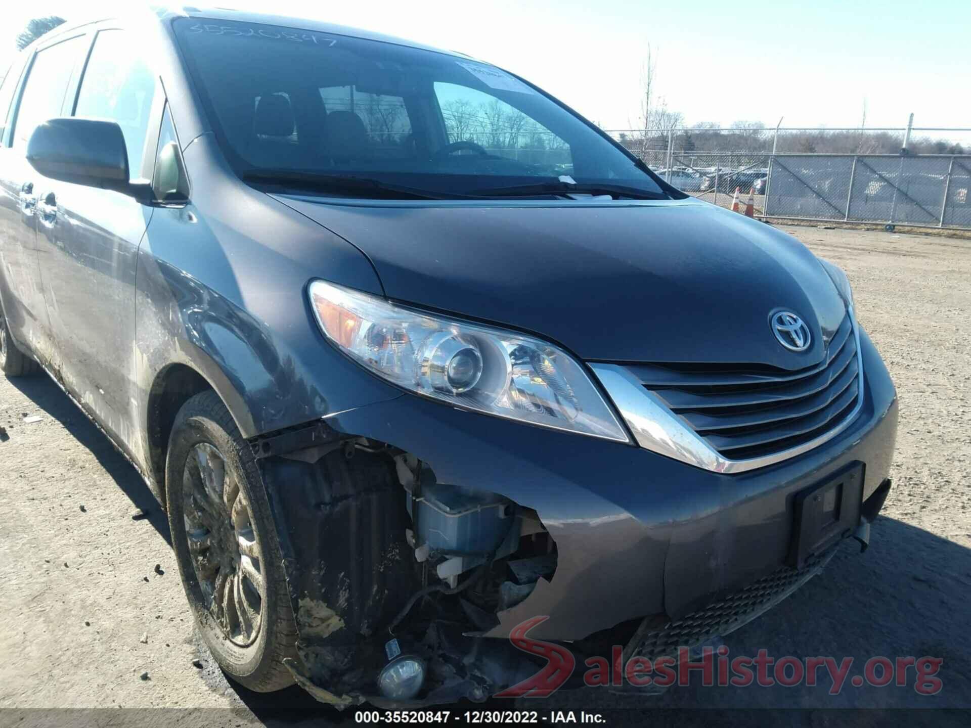 5TDYZ3DC2HS898480 2017 TOYOTA SIENNA