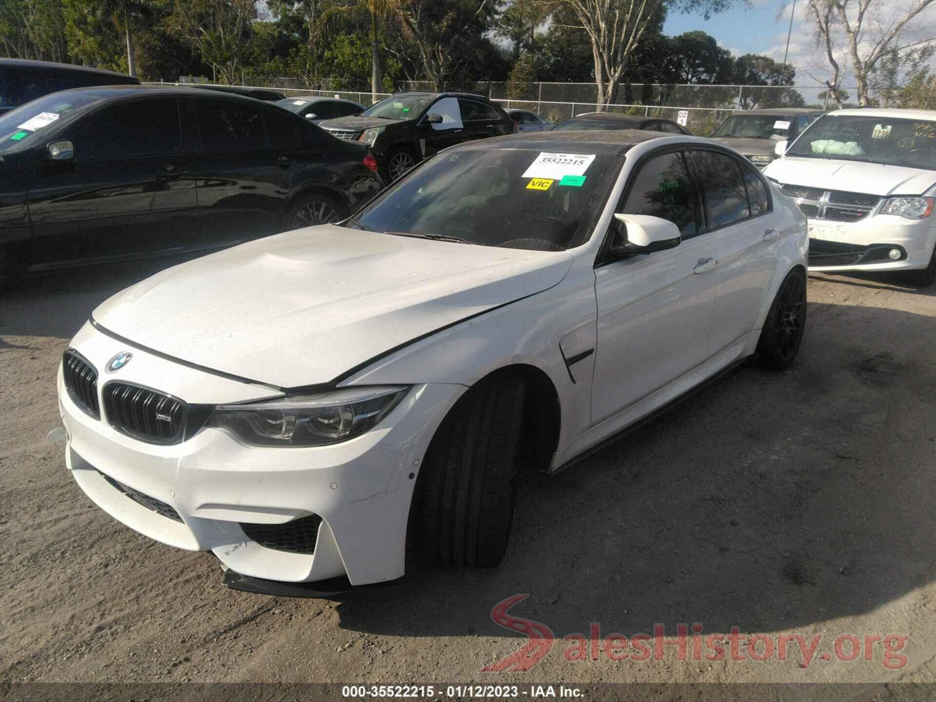 WBS8M9C59J5J78876 2018 BMW M3