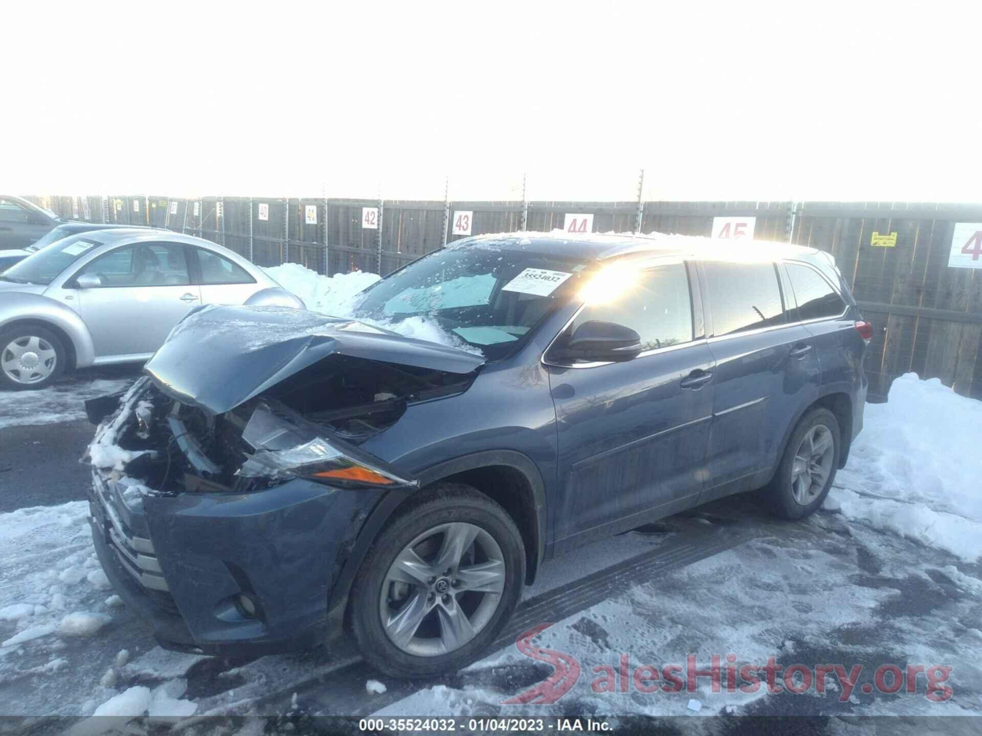 5TDDZRFH6HS429158 2017 TOYOTA HIGHLANDER