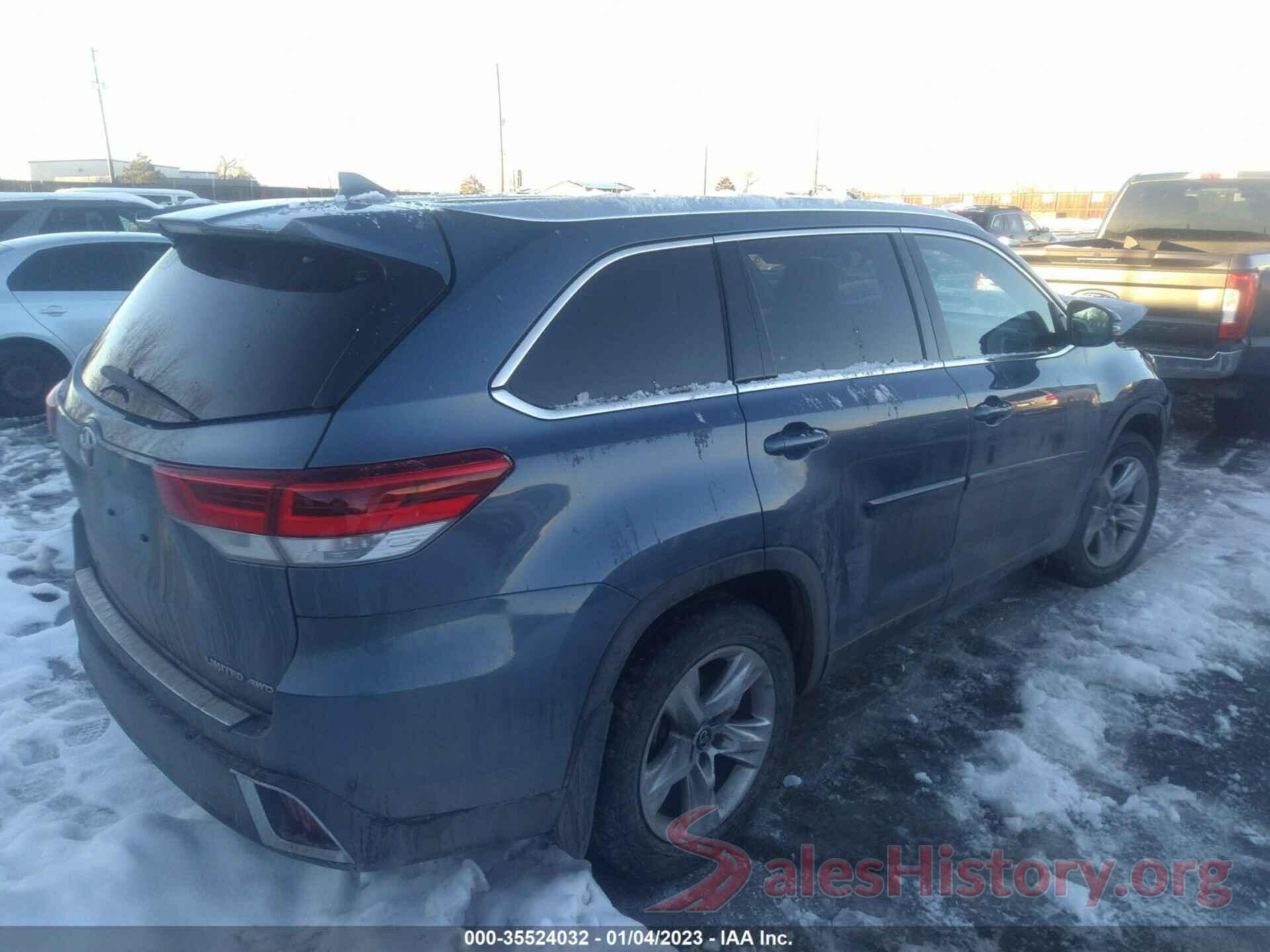 5TDDZRFH6HS429158 2017 TOYOTA HIGHLANDER