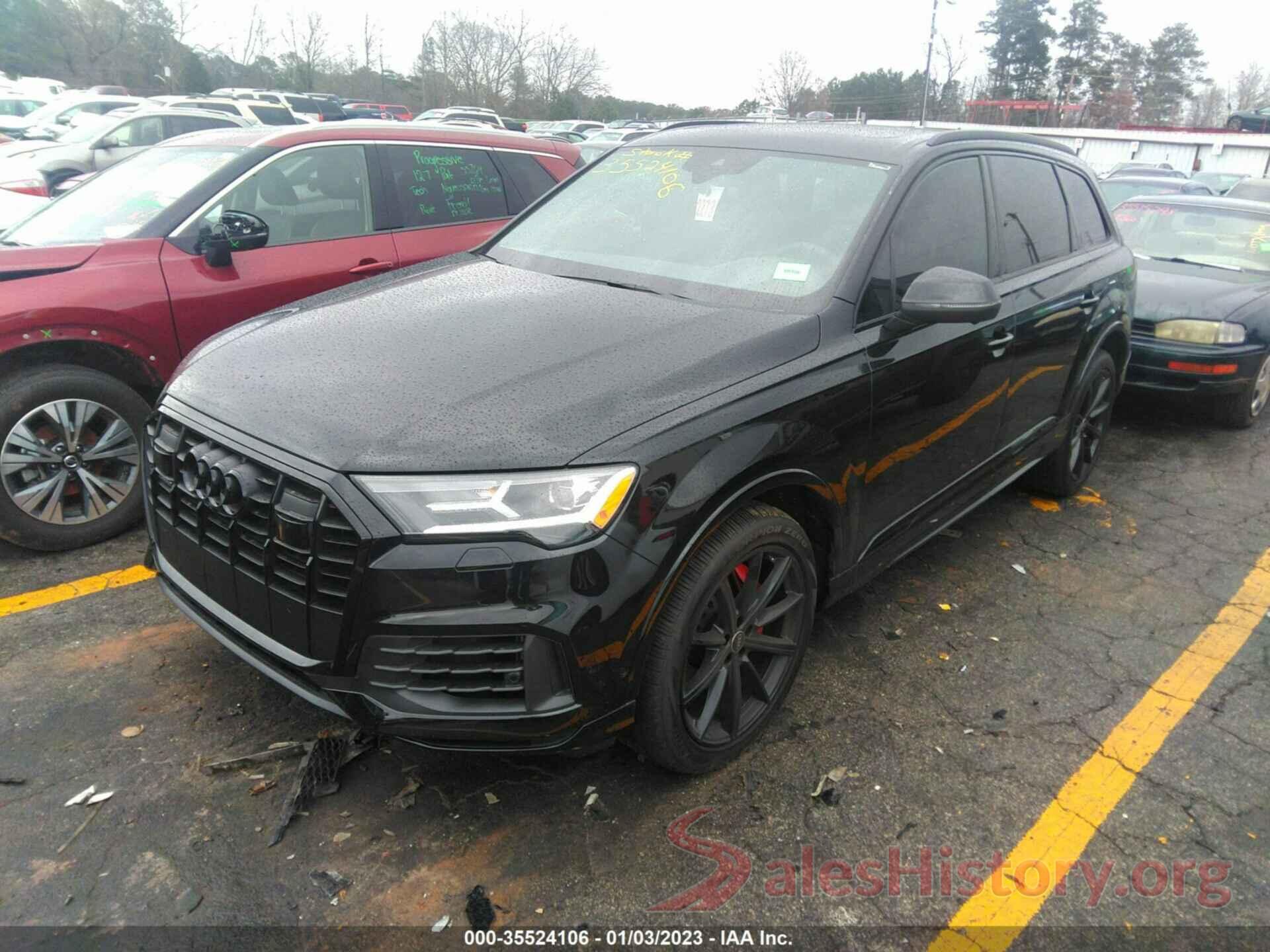 WA1LXBF72ND005963 2022 AUDI Q7