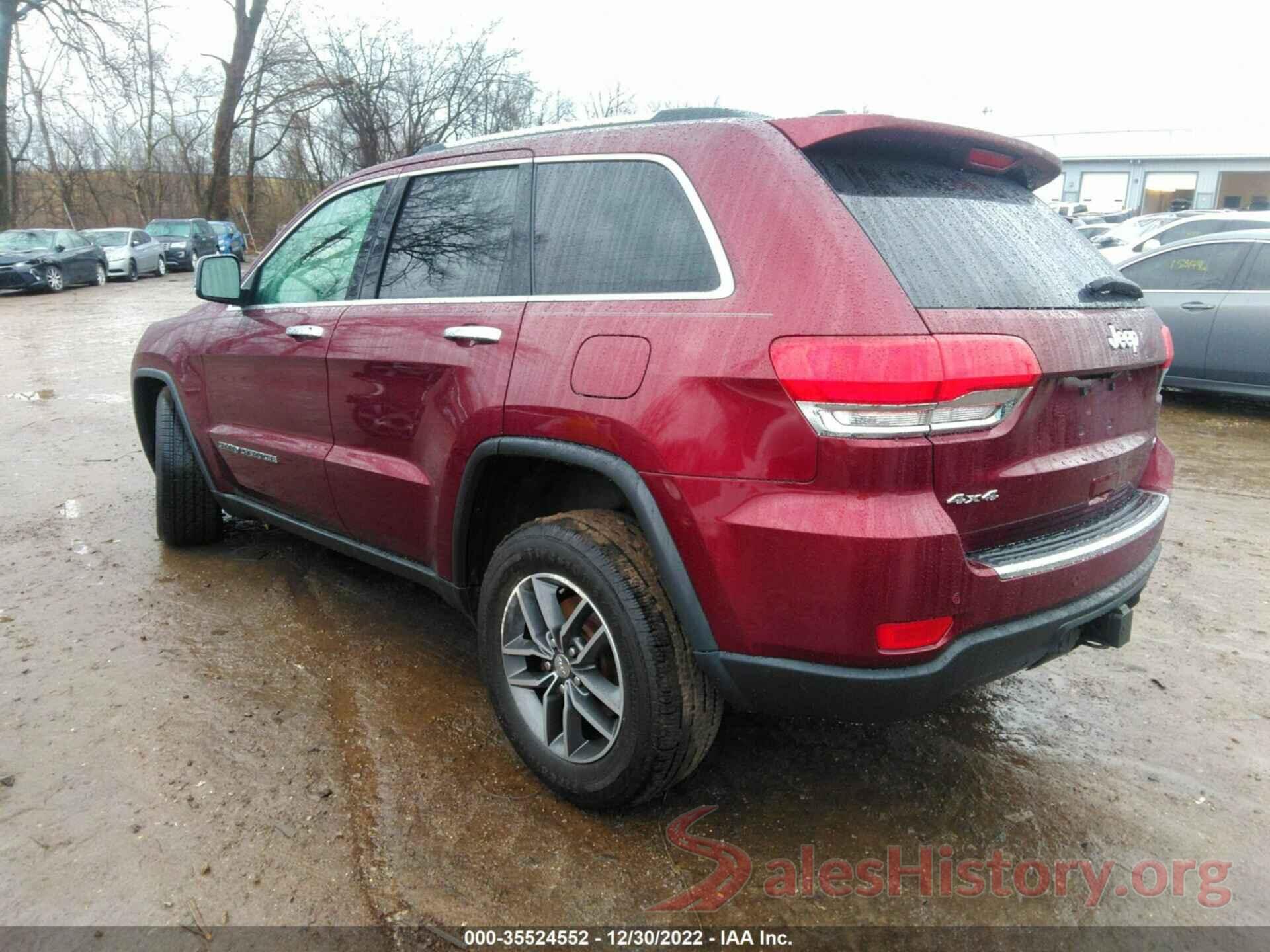 1C4RJFBGXHC808318 2017 JEEP GRAND CHEROKEE