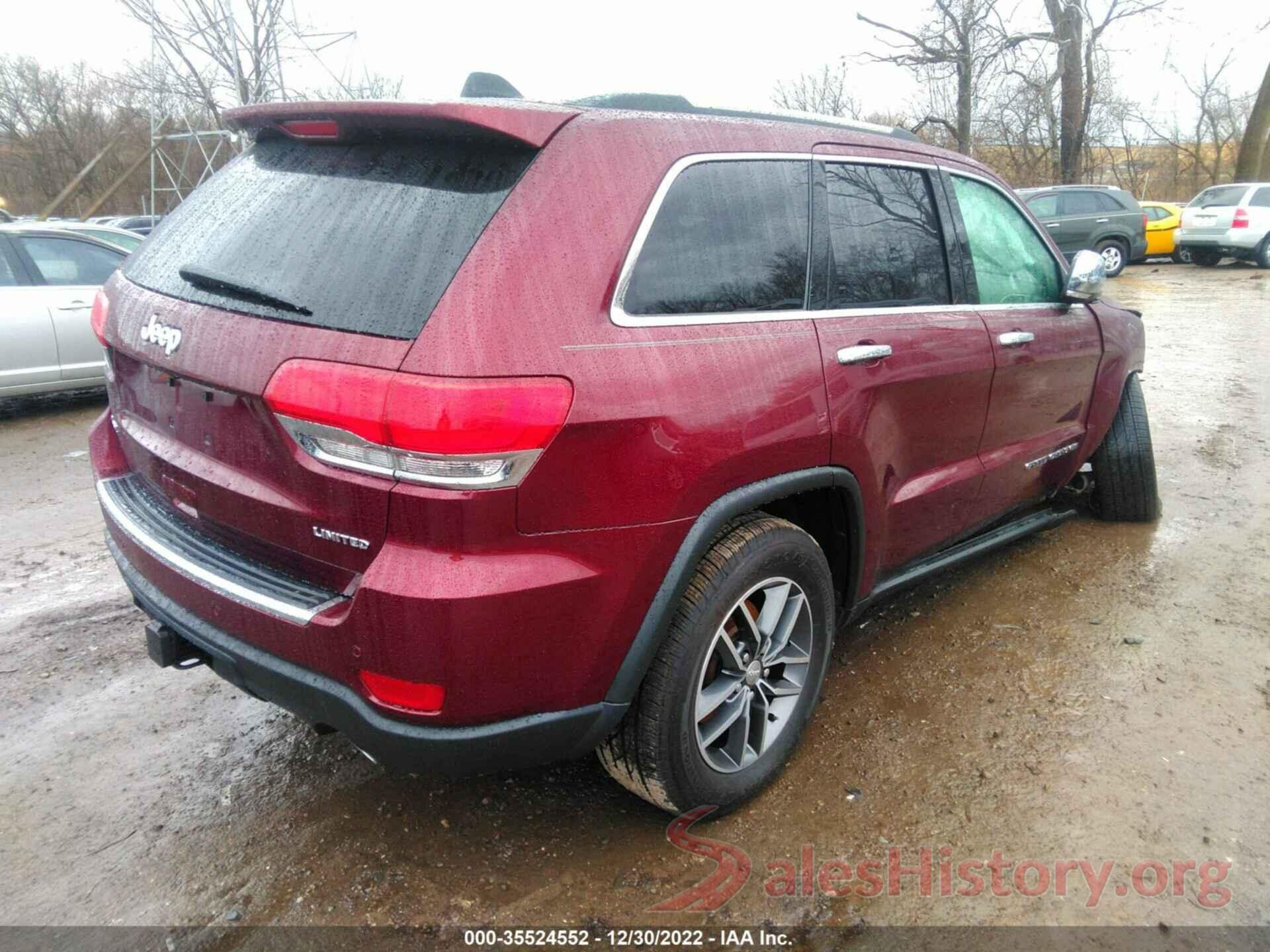 1C4RJFBGXHC808318 2017 JEEP GRAND CHEROKEE