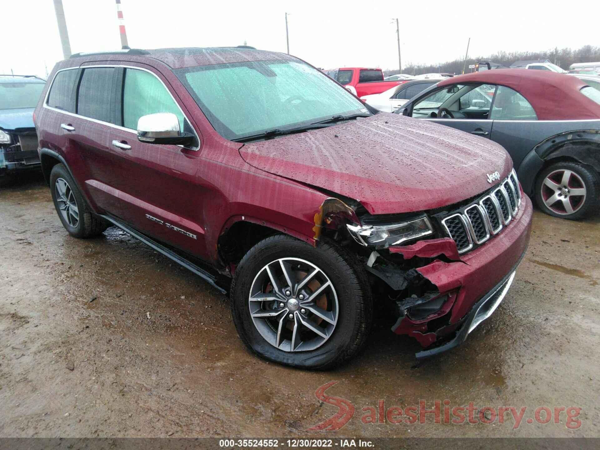 1C4RJFBGXHC808318 2017 JEEP GRAND CHEROKEE