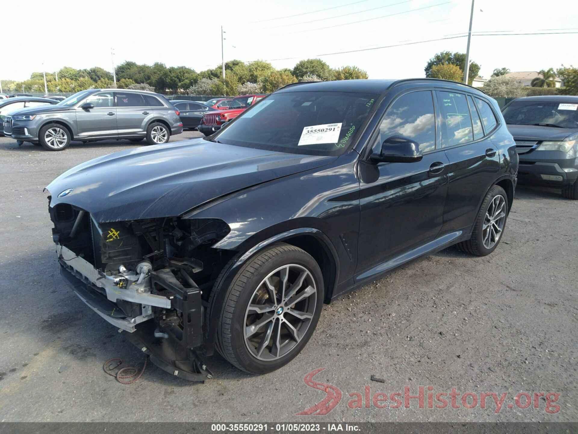 5UXTR7C50KLF27381 2019 BMW X3