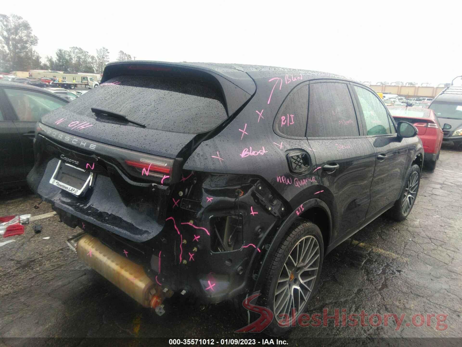 WP1AA2AY3KDA15930 2019 PORSCHE CAYENNE