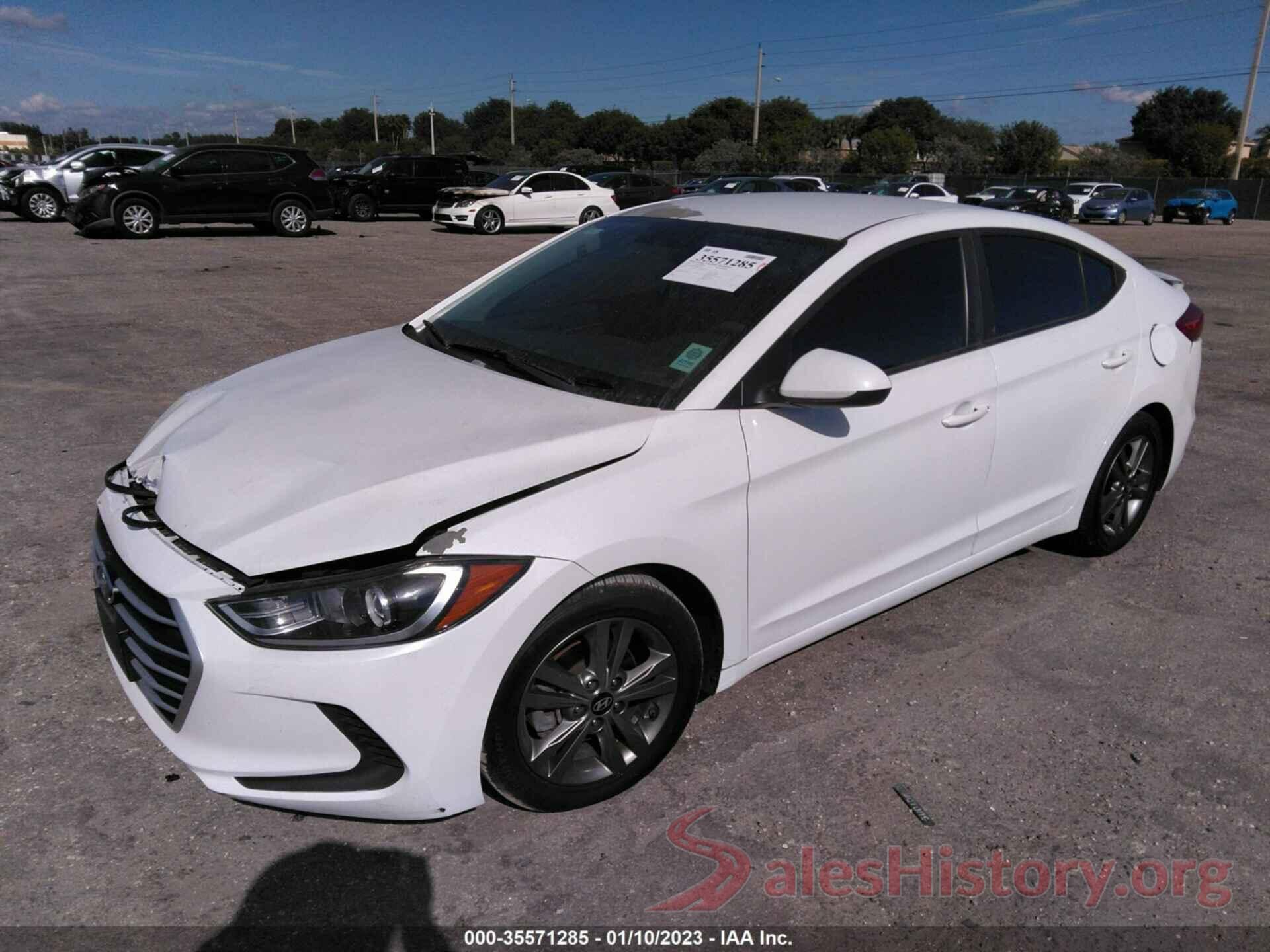 5NPD84LF7JH237624 2018 HYUNDAI ELANTRA