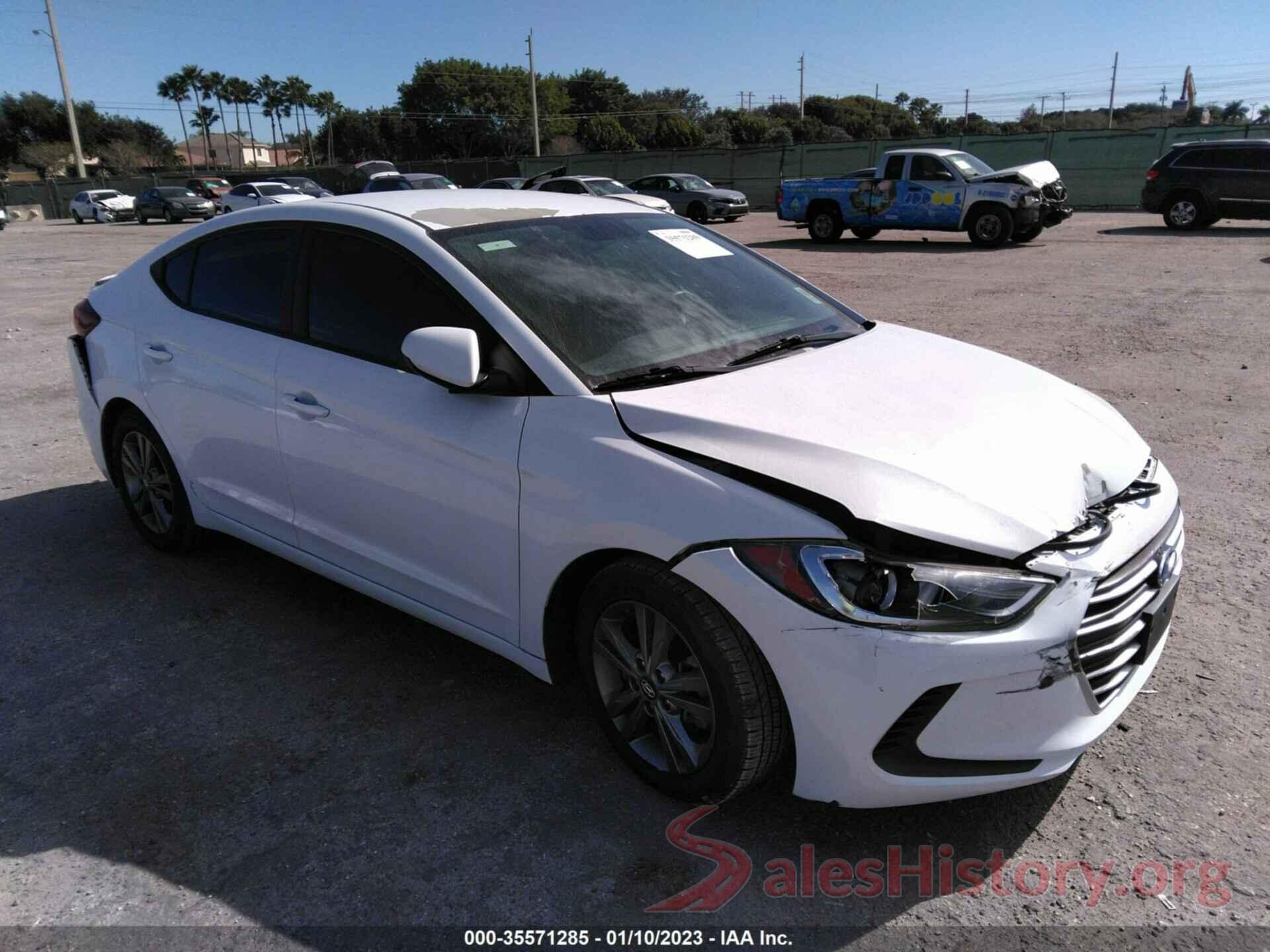 5NPD84LF7JH237624 2018 HYUNDAI ELANTRA