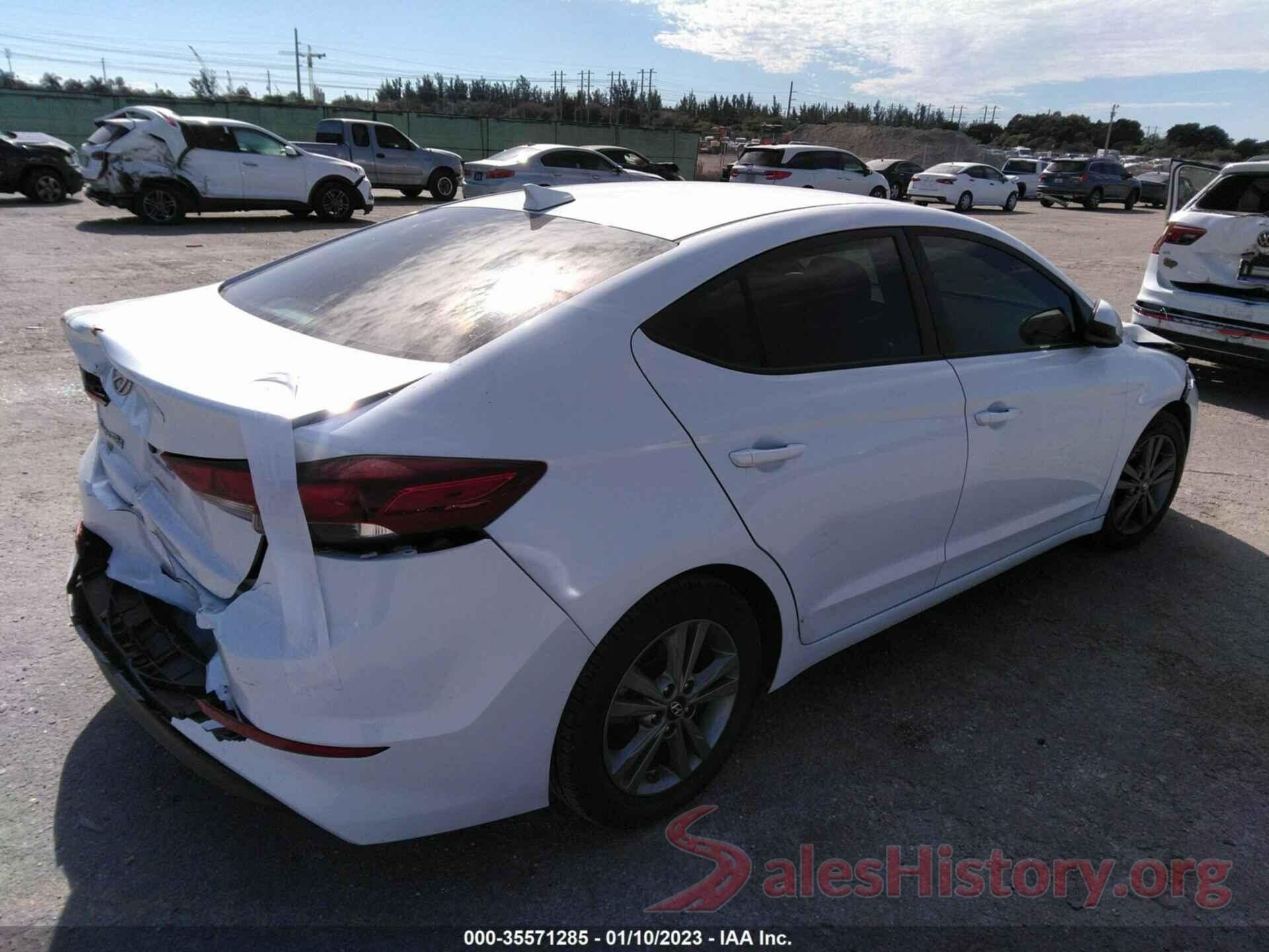 5NPD84LF7JH237624 2018 HYUNDAI ELANTRA