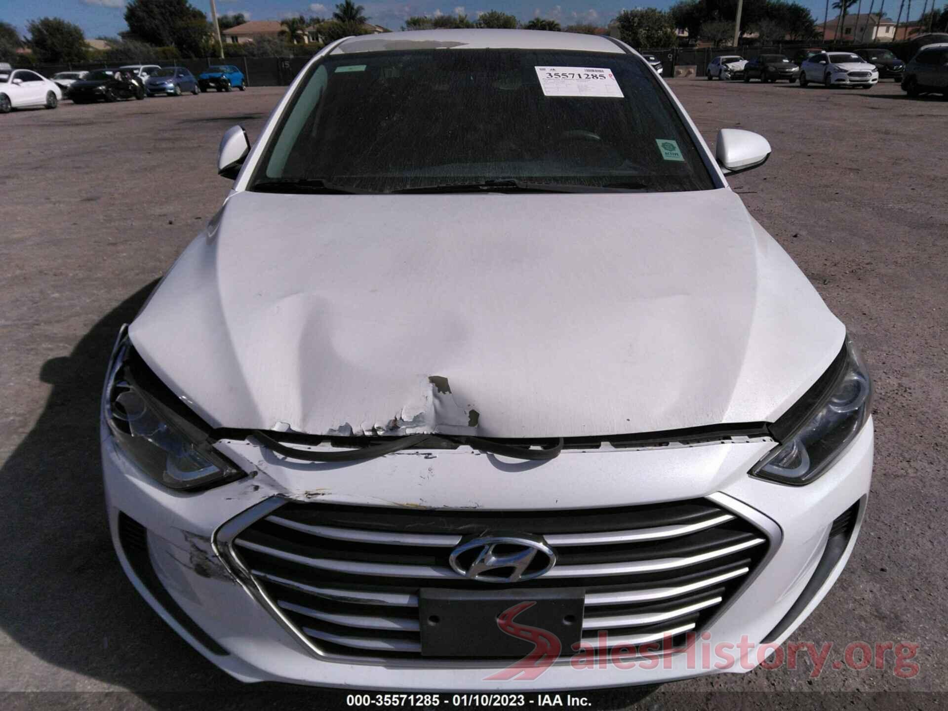 5NPD84LF7JH237624 2018 HYUNDAI ELANTRA