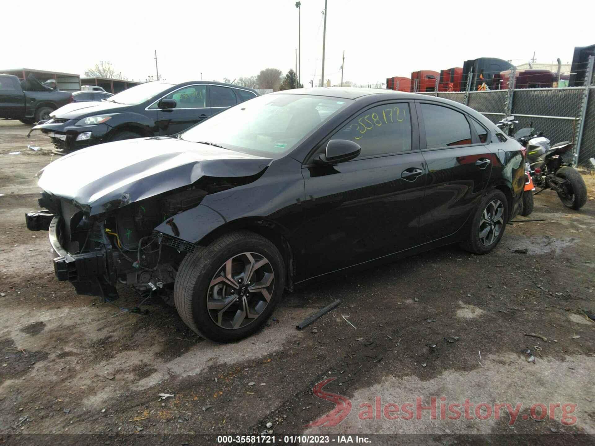 3KPF24AD8KE105649 2019 KIA FORTE