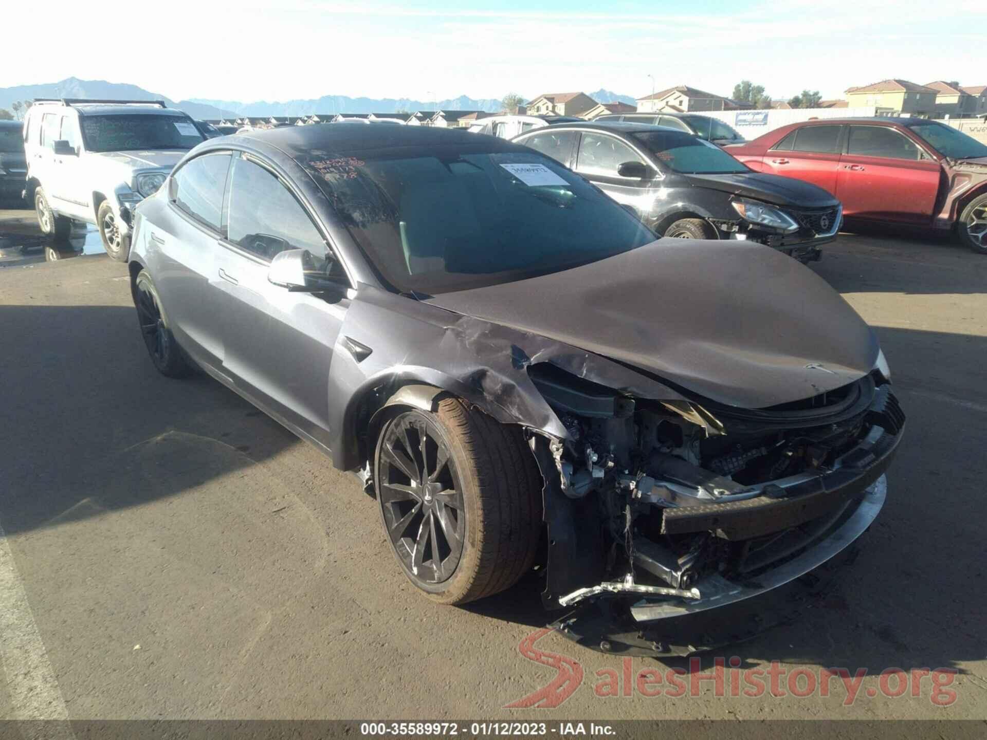 5YJ3E1EB5MF056778 2021 TESLA MODEL 3