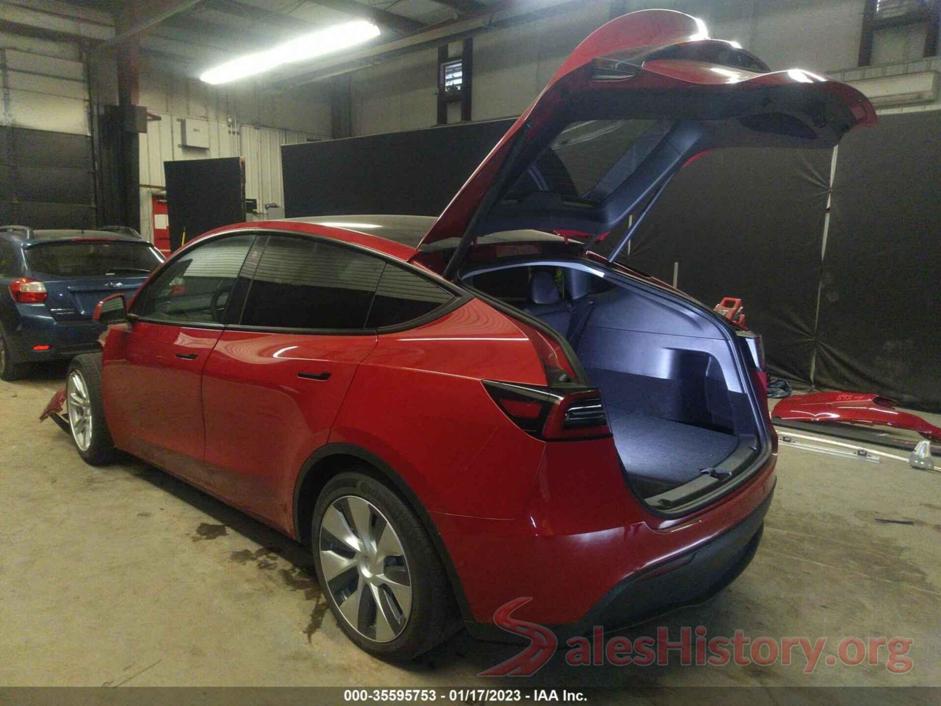 7SAYGDEEXNF307701 2022 TESLA MODEL Y