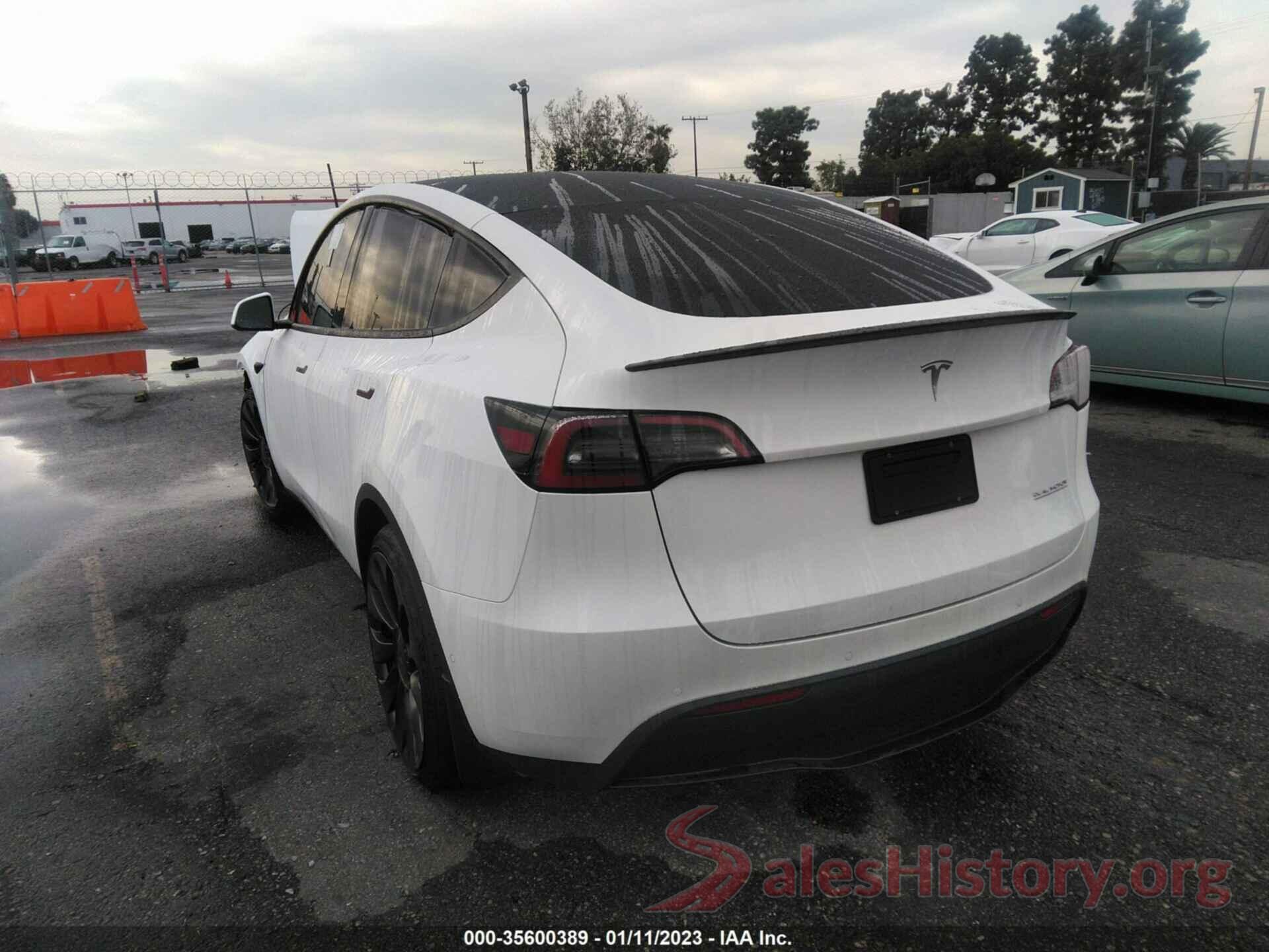 7SAYGDEF7NF550911 2022 TESLA MODEL Y