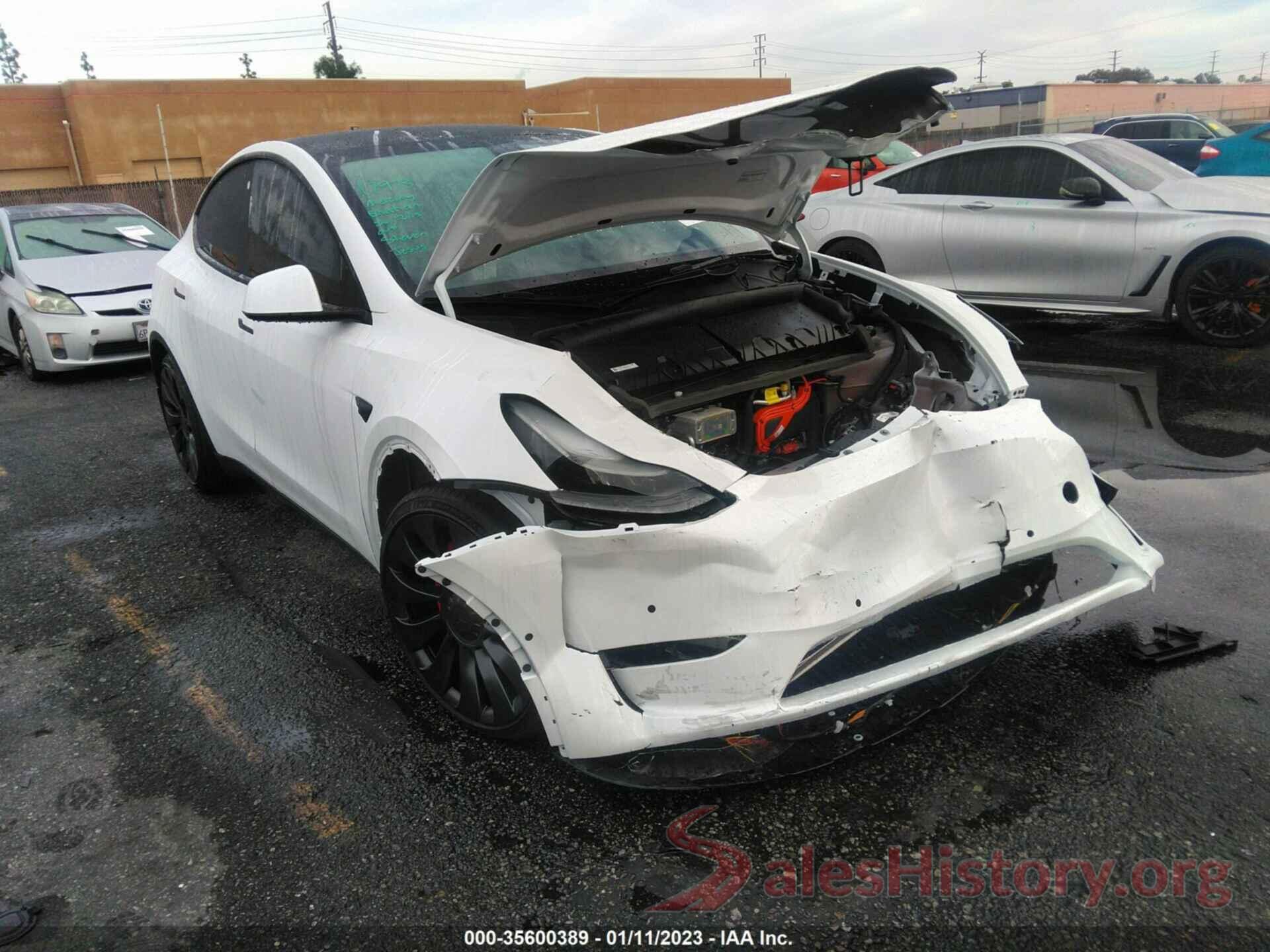 7SAYGDEF7NF550911 2022 TESLA MODEL Y