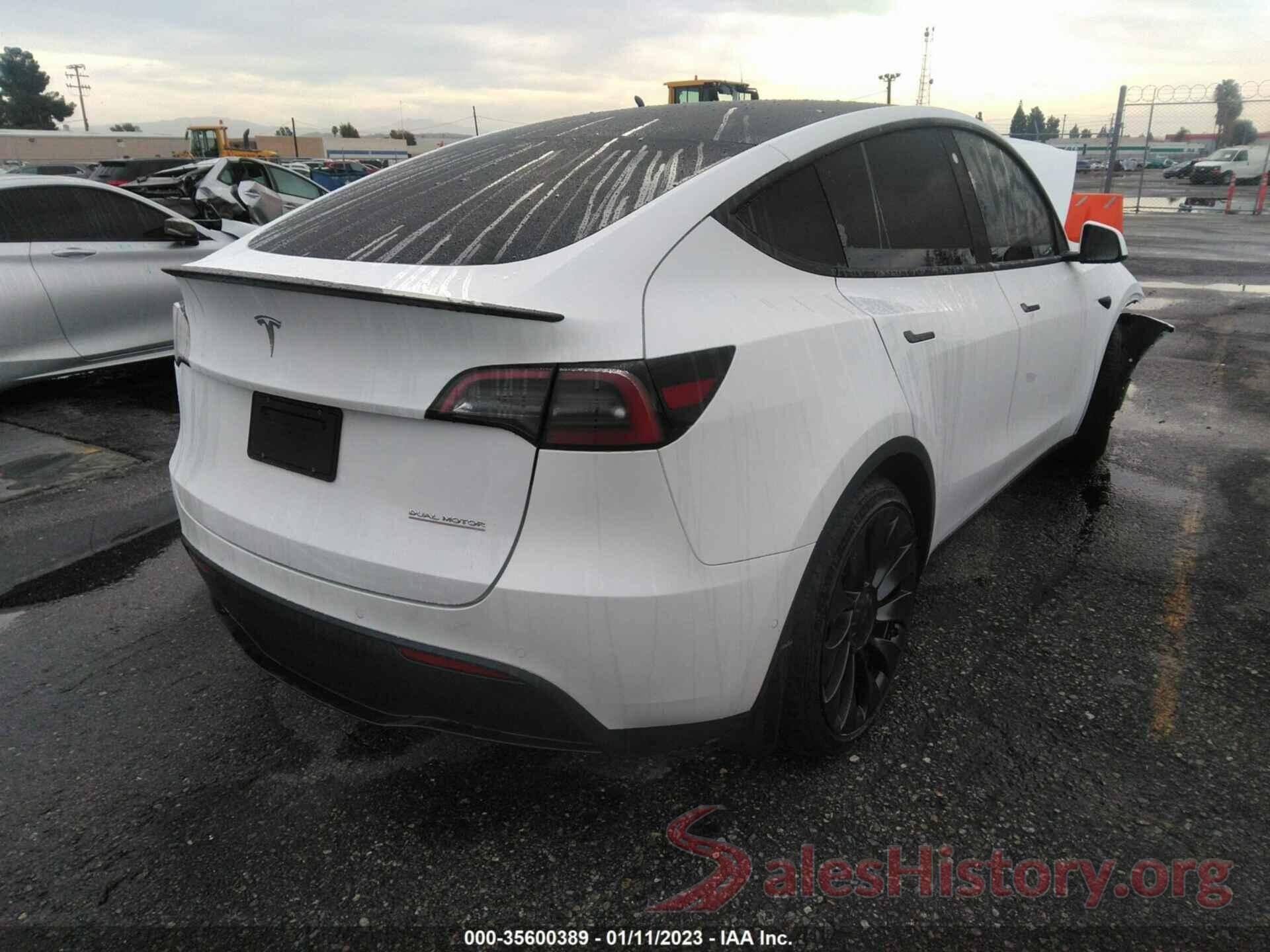 7SAYGDEF7NF550911 2022 TESLA MODEL Y