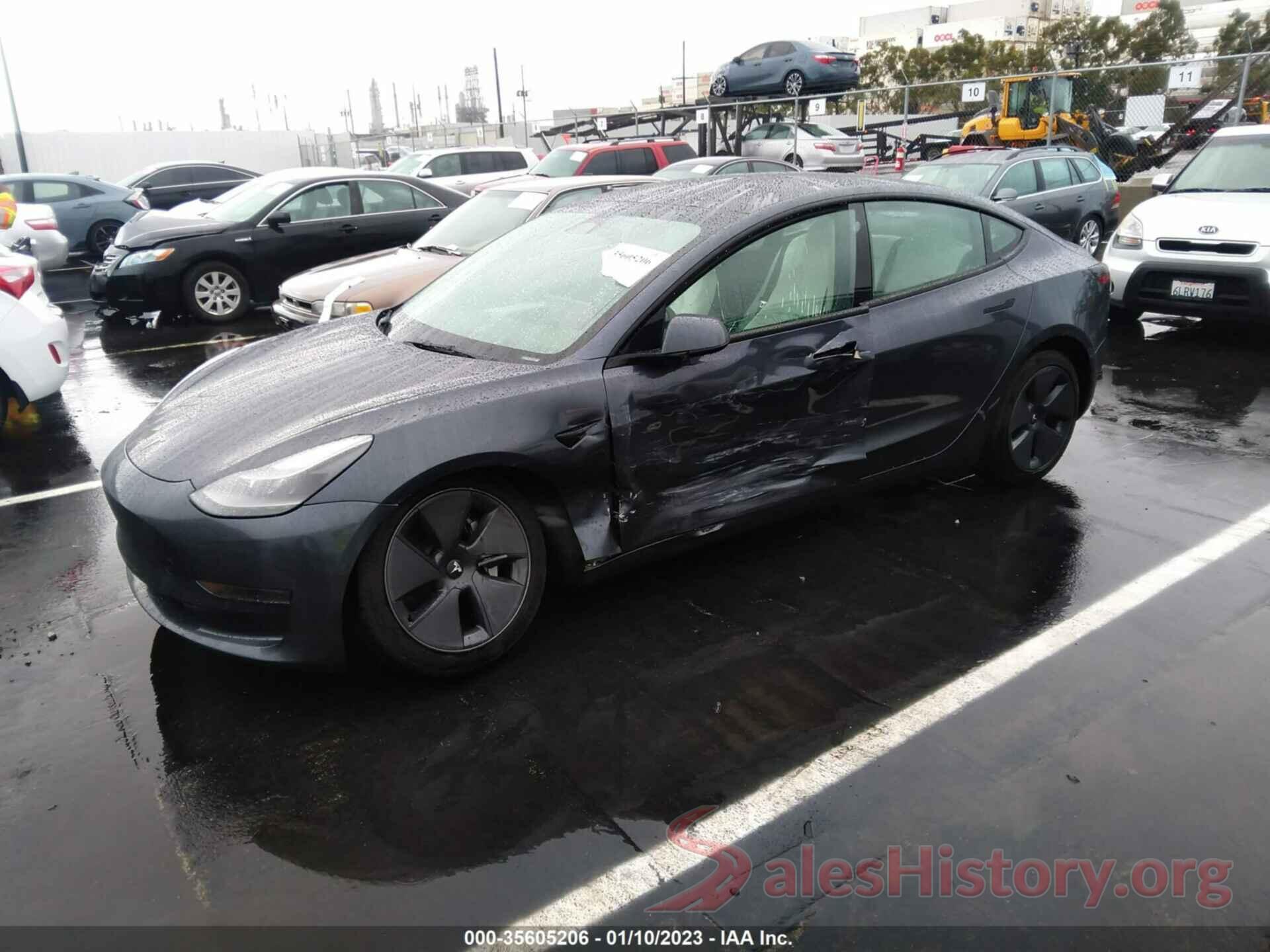 5YJ3E1EA5NF356281 2022 TESLA MODEL 3