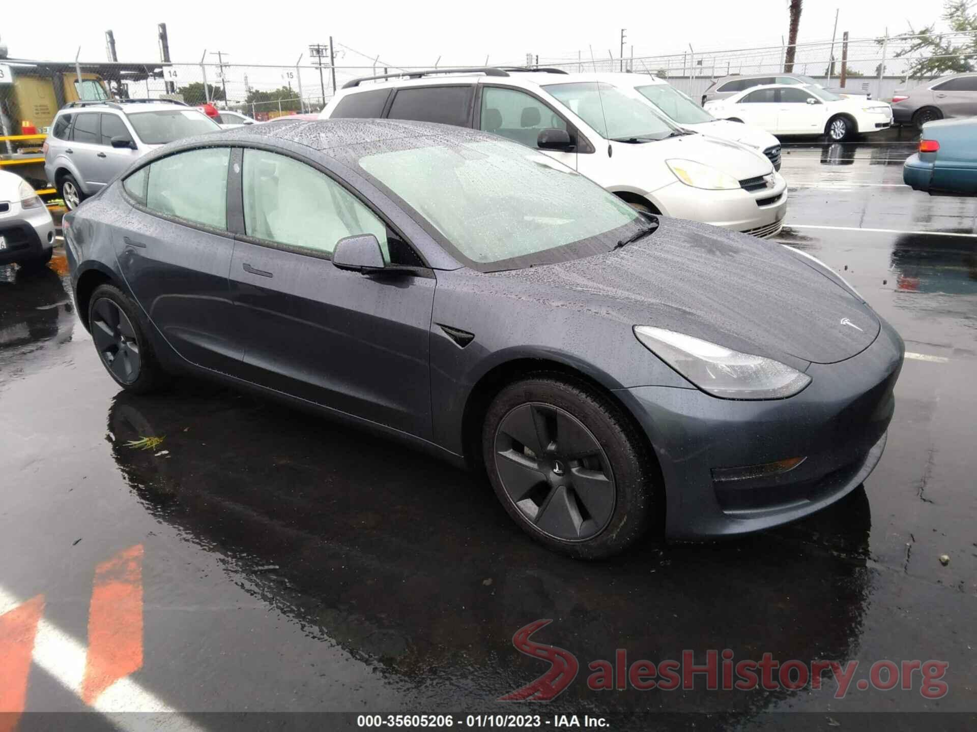 5YJ3E1EA5NF356281 2022 TESLA MODEL 3