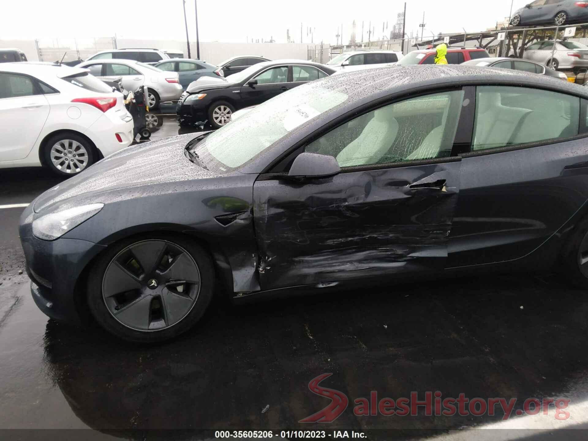 5YJ3E1EA5NF356281 2022 TESLA MODEL 3