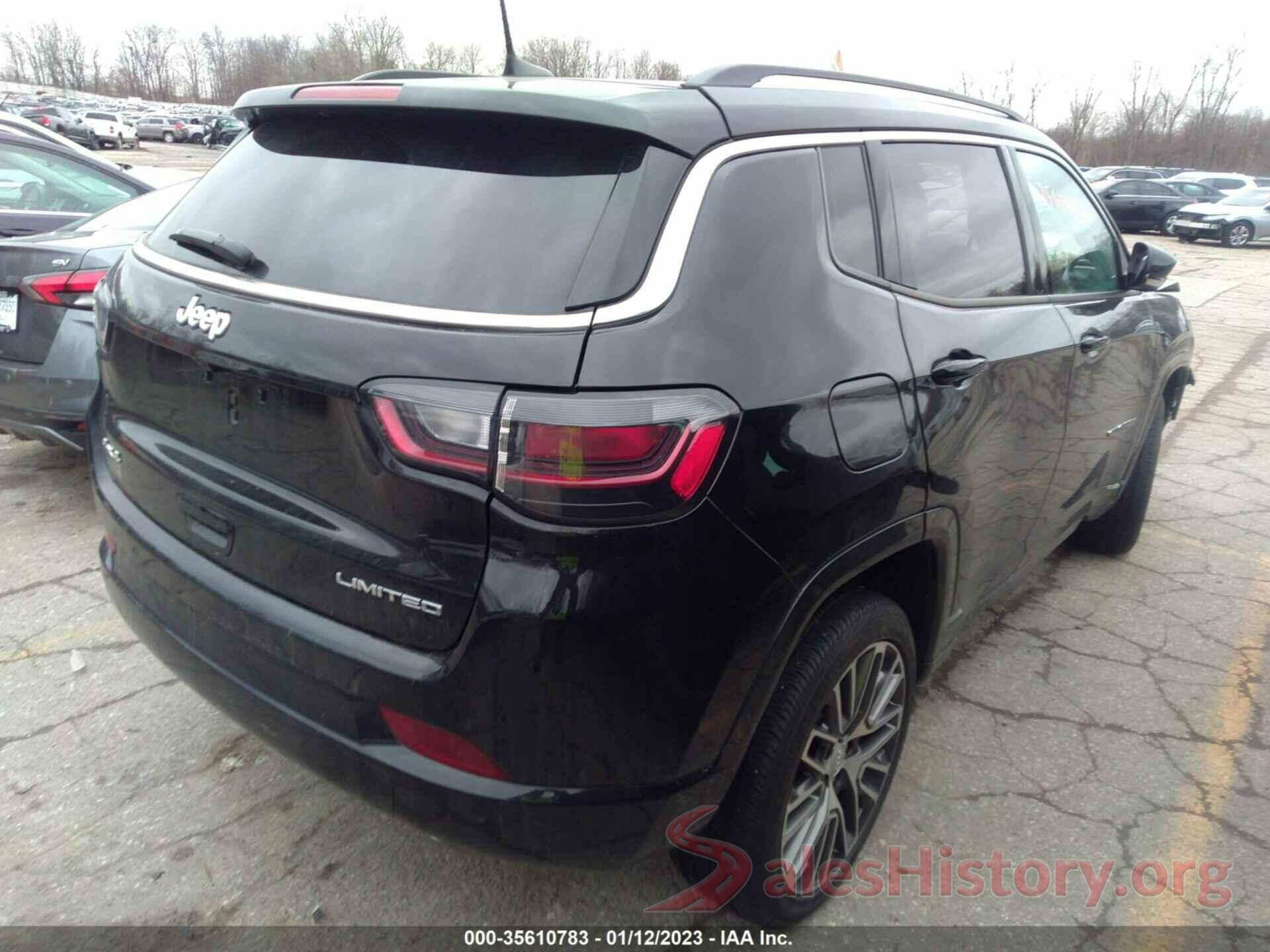 3C4NJDCB3NT102734 2022 JEEP COMPASS