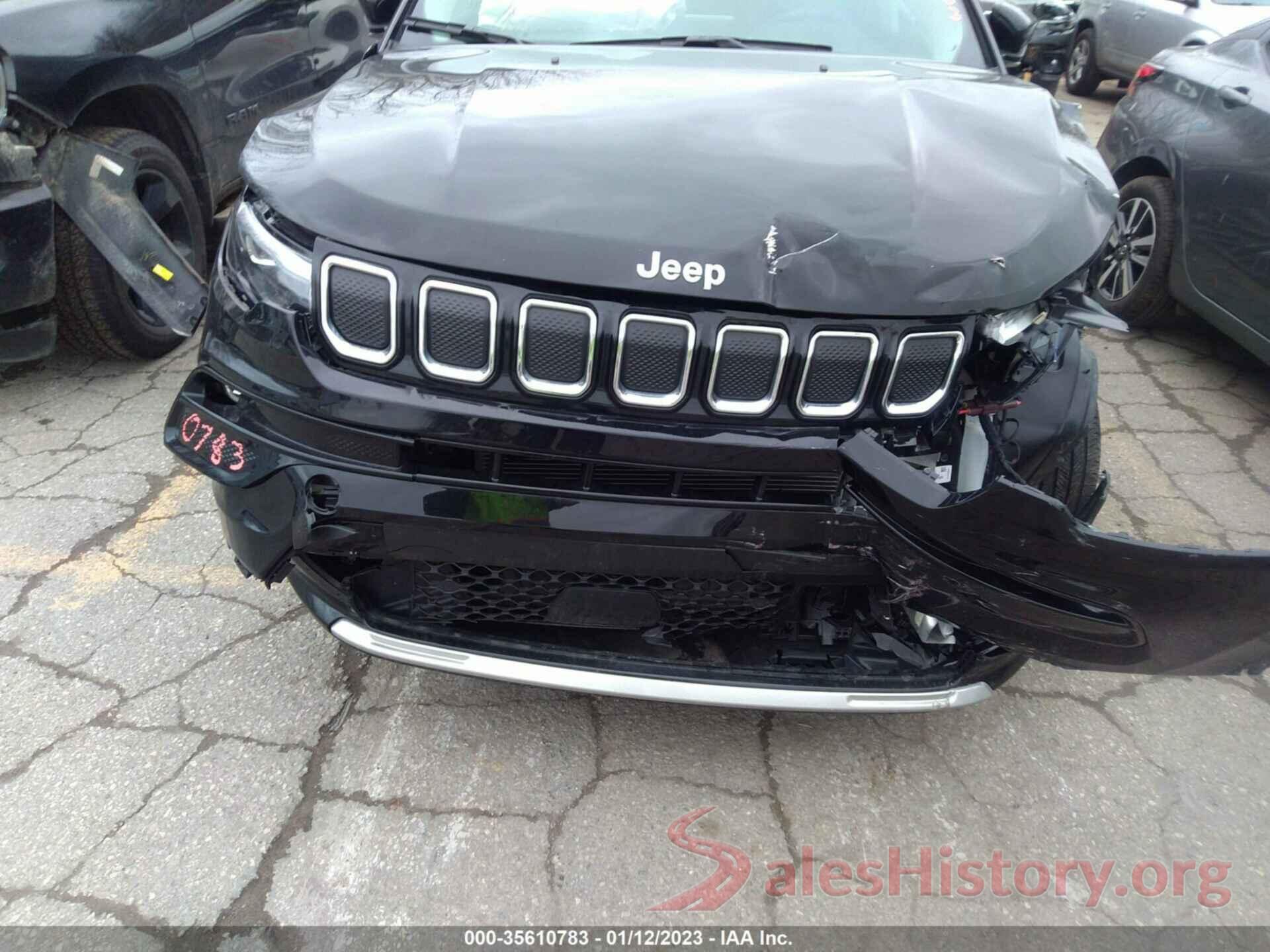 3C4NJDCB3NT102734 2022 JEEP COMPASS