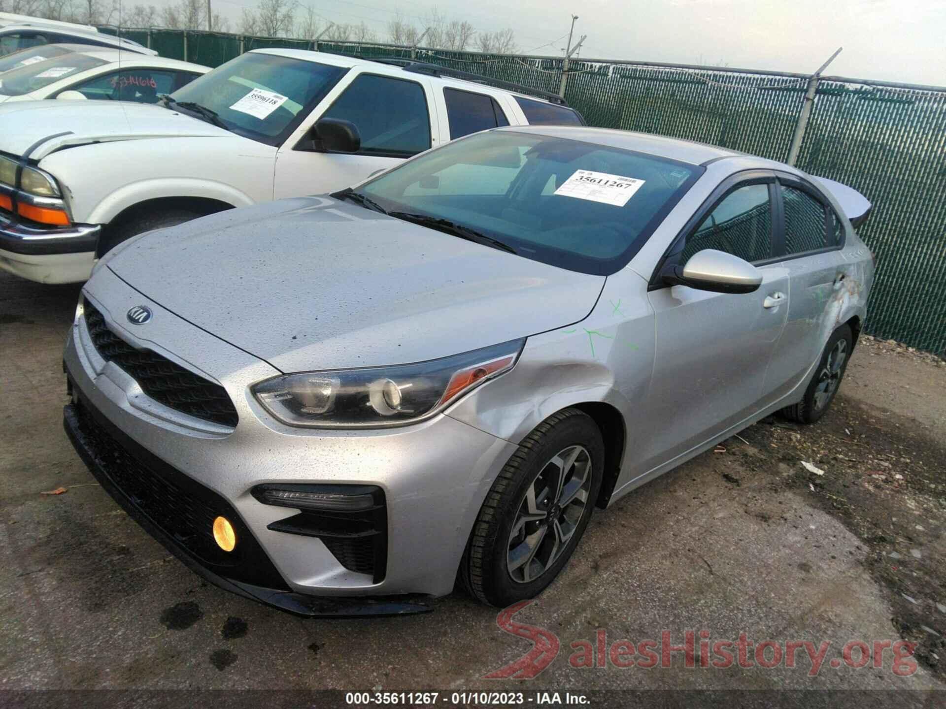 3KPF24AD9KE135520 2019 KIA FORTE