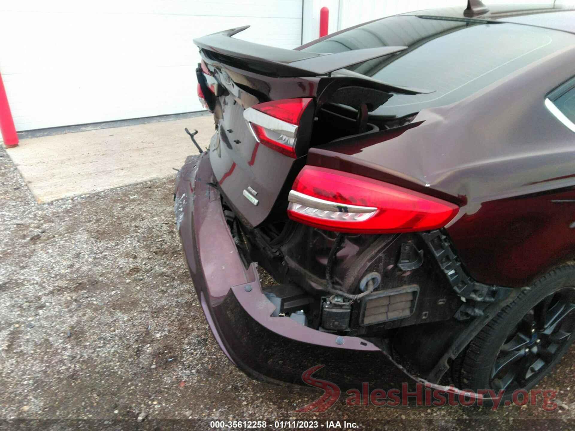 3FA6P0HD7KR163721 2019 FORD FUSION