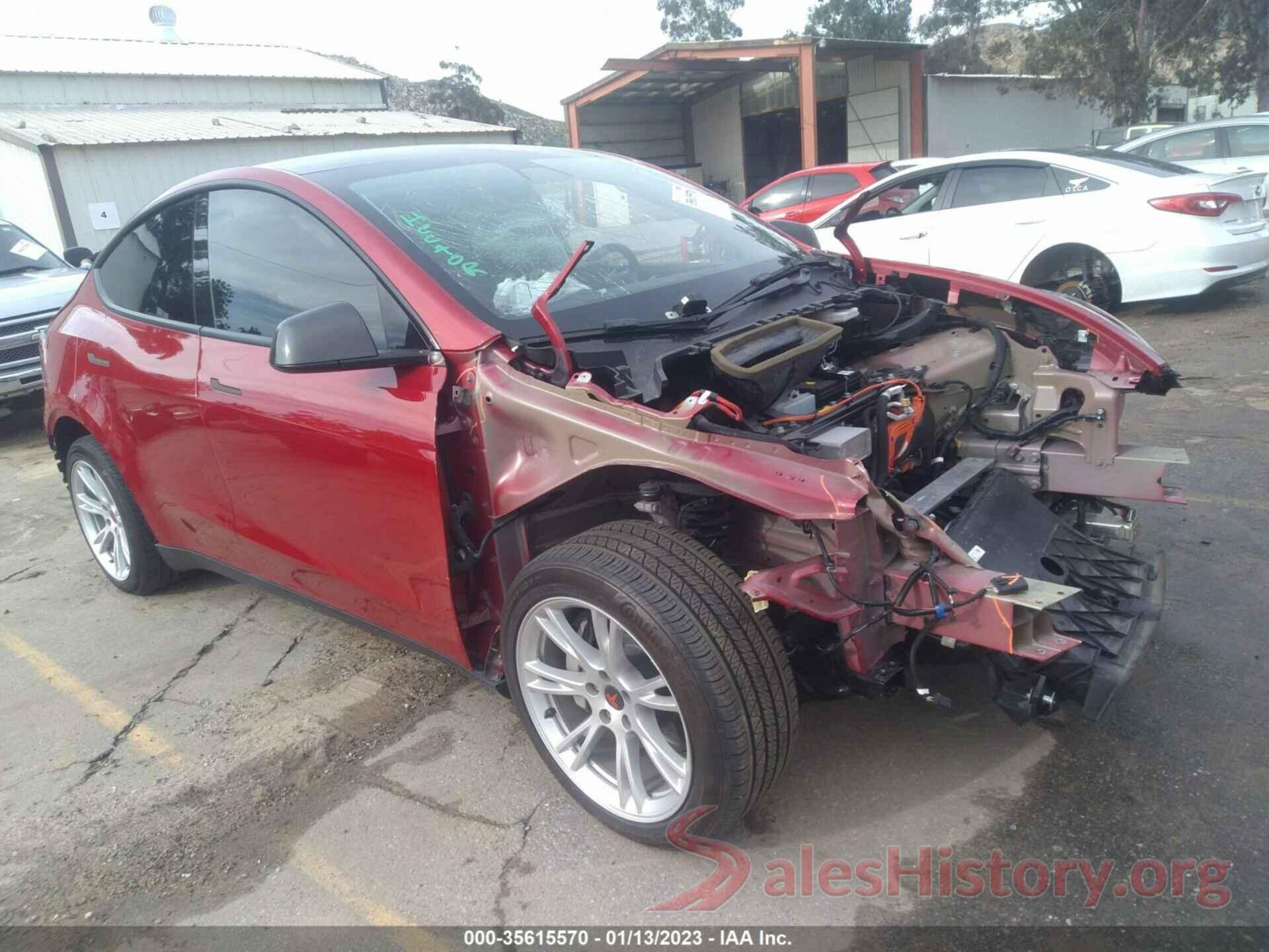 5YJYGDEE5MF105988 2021 TESLA MODEL Y