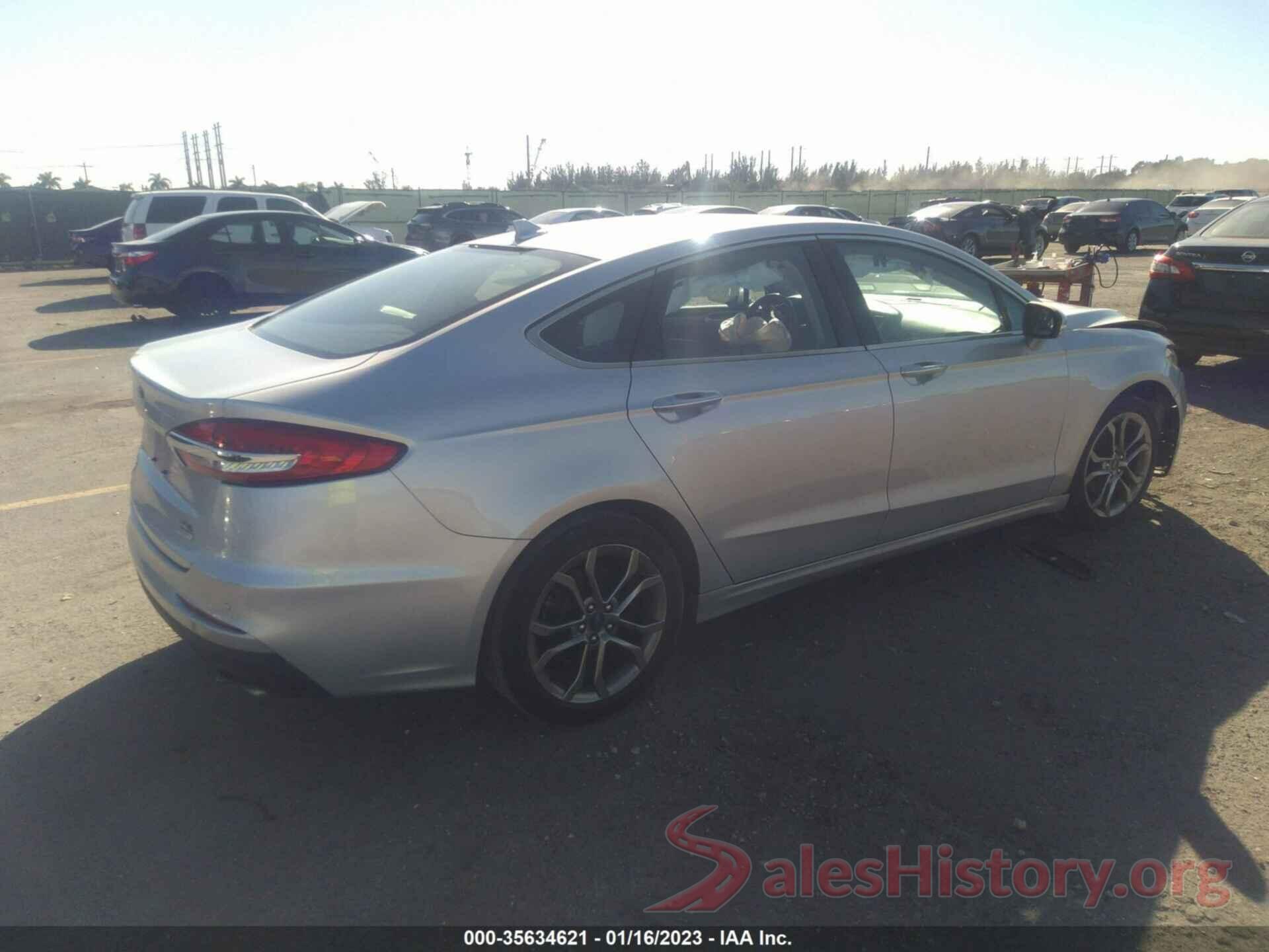 3FA6P0CD7KR233614 2019 FORD FUSION