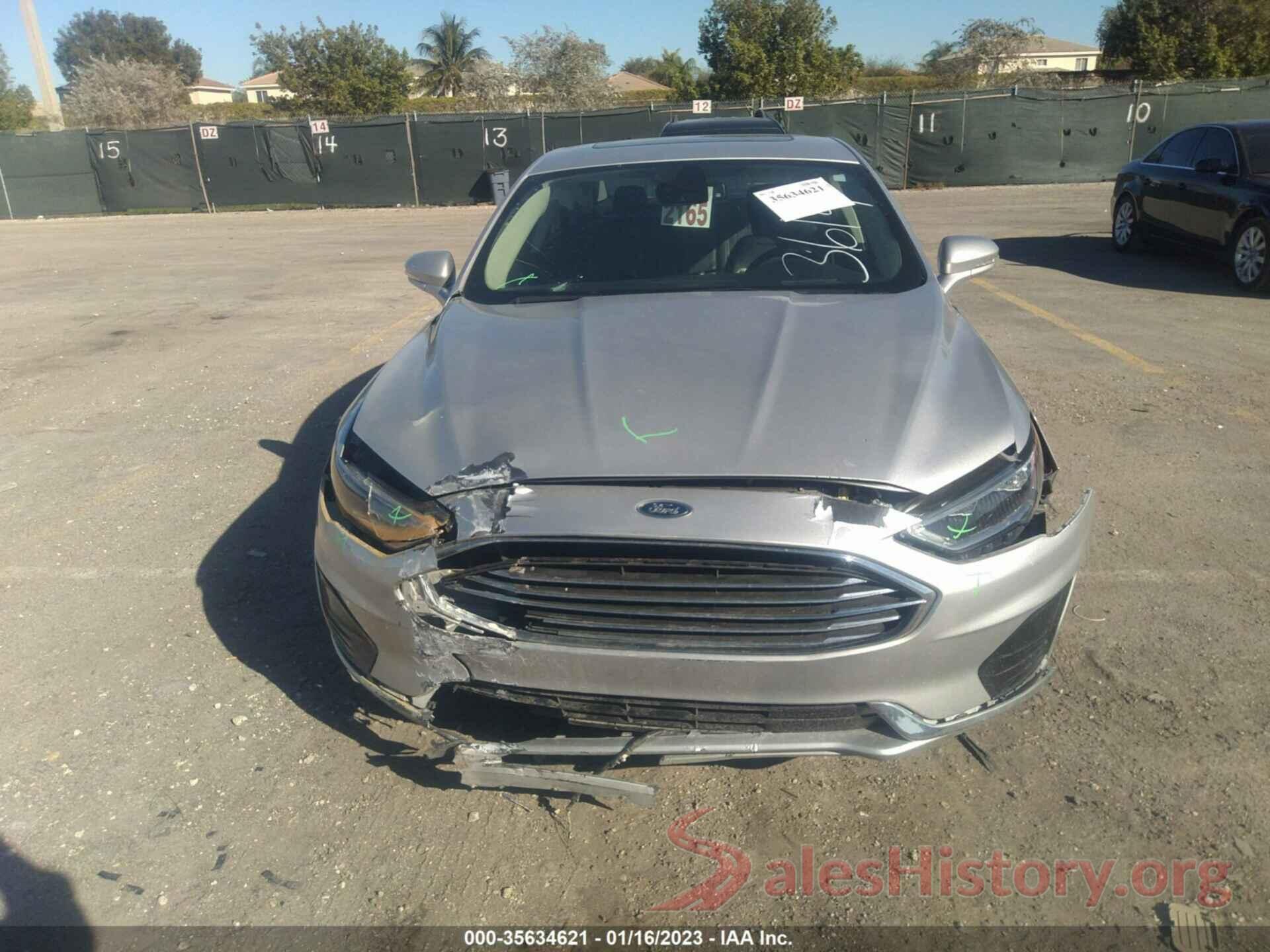 3FA6P0CD7KR233614 2019 FORD FUSION