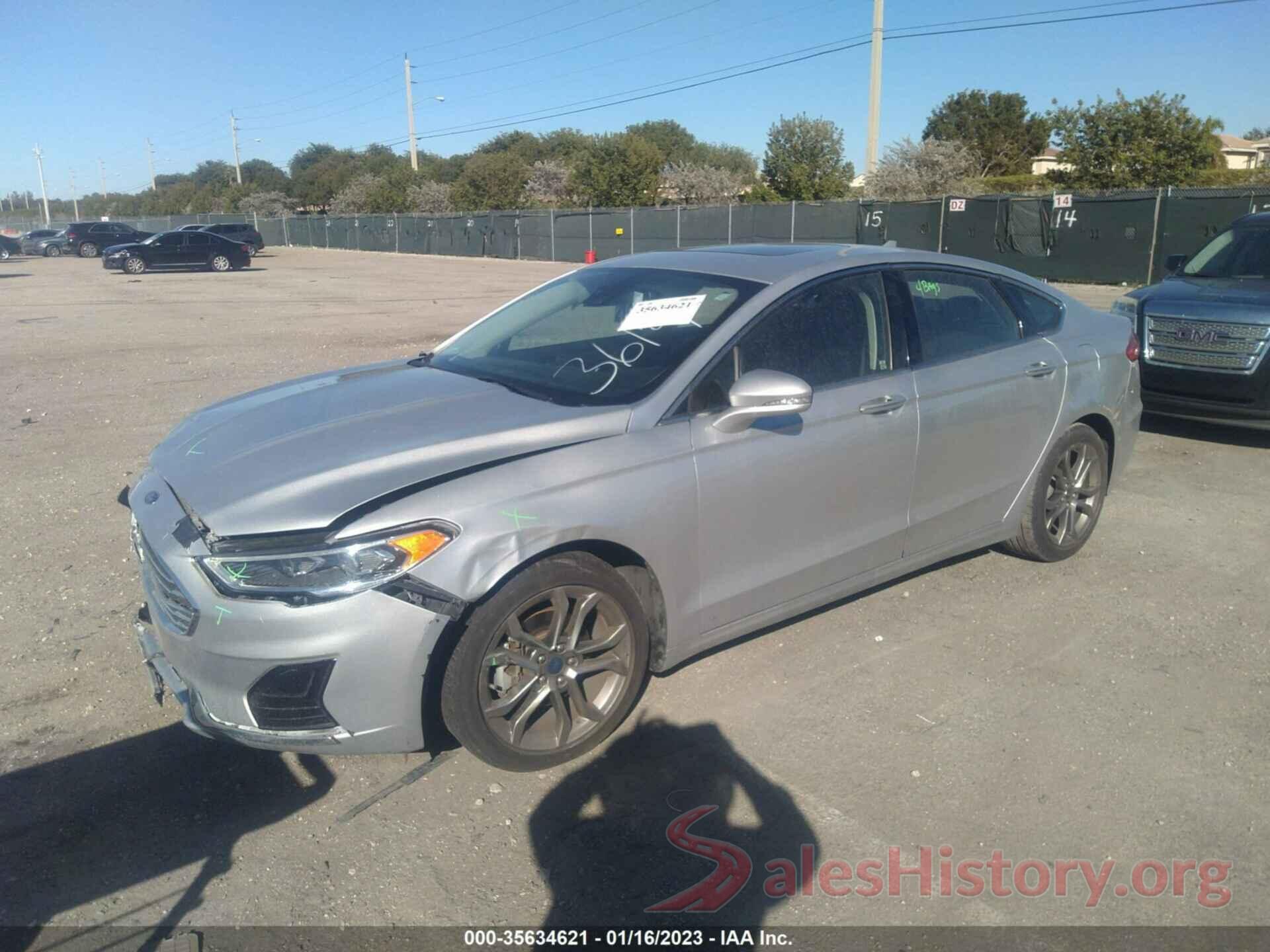 3FA6P0CD7KR233614 2019 FORD FUSION