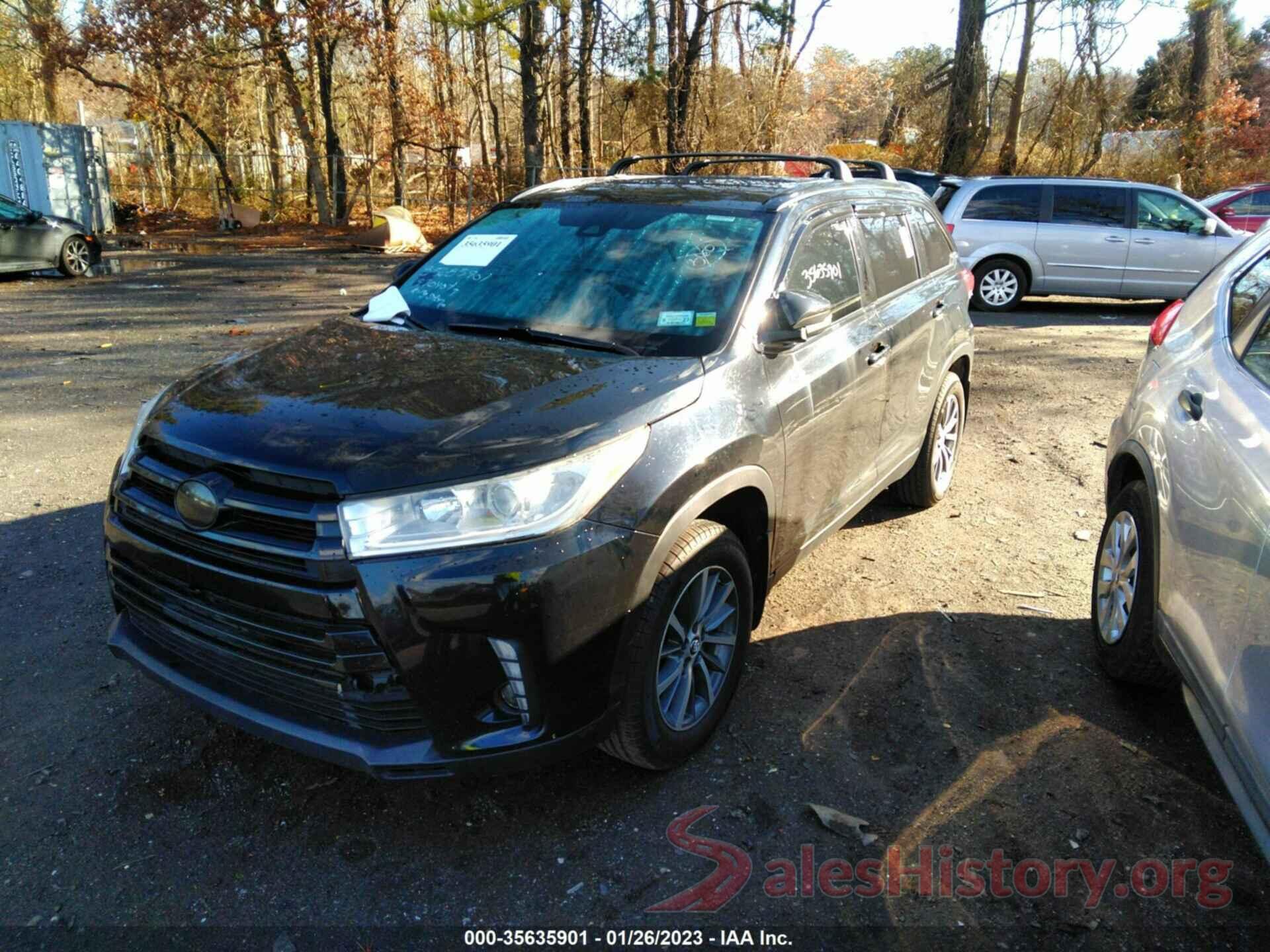 5TDJZRFH4KS602900 2019 TOYOTA HIGHLANDER