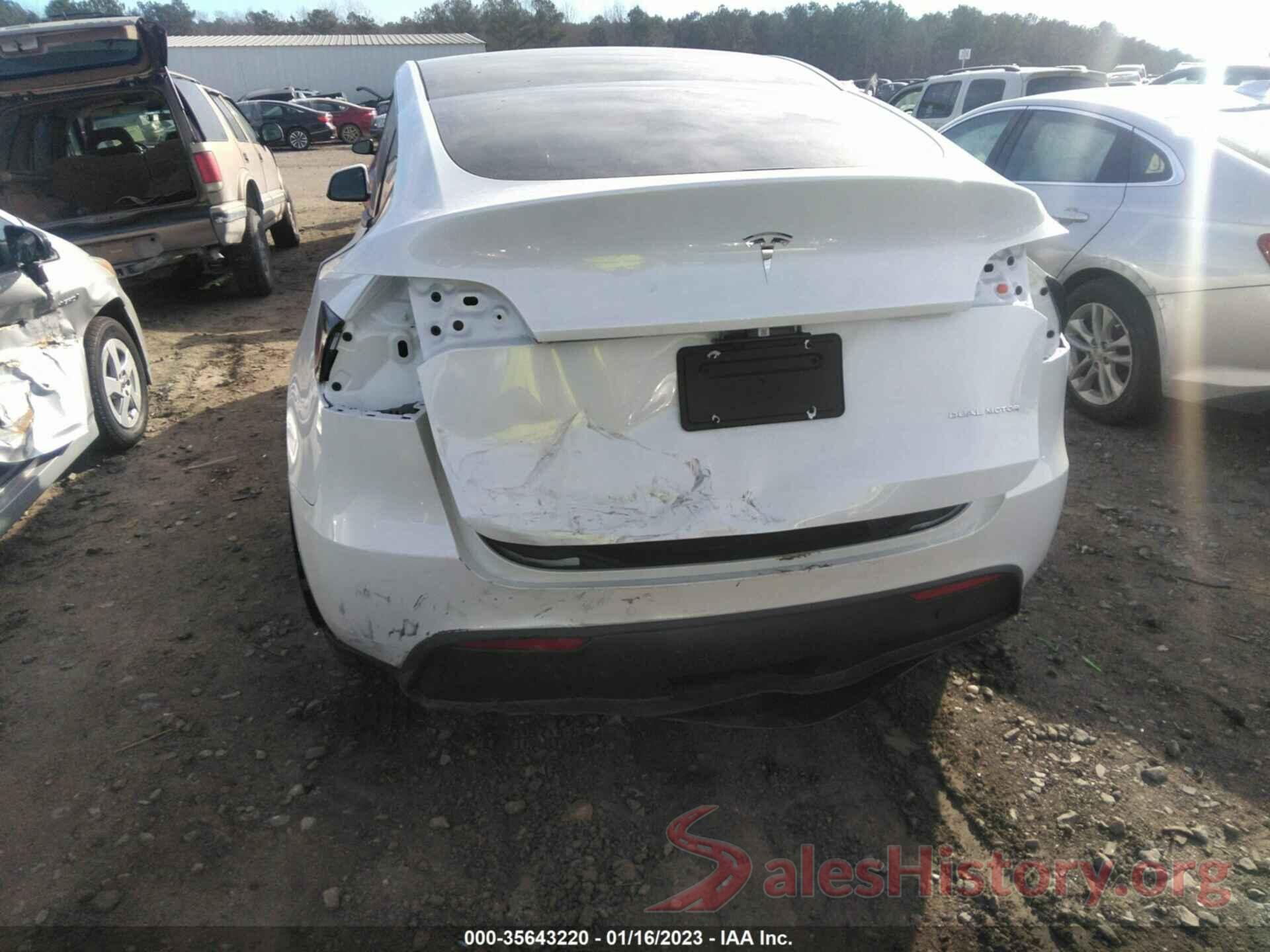 7SAYGDEE7NA014500 2022 TESLA MODEL Y