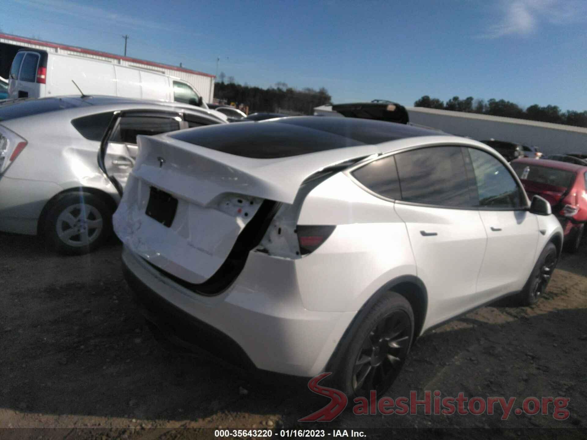 7SAYGDEE7NA014500 2022 TESLA MODEL Y