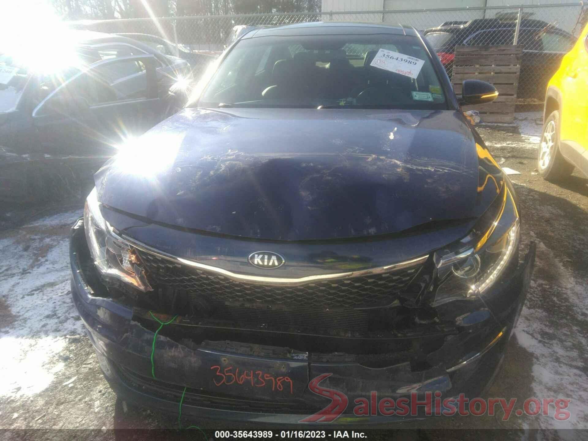 5XXGU4L32GG072889 2016 KIA OPTIMA