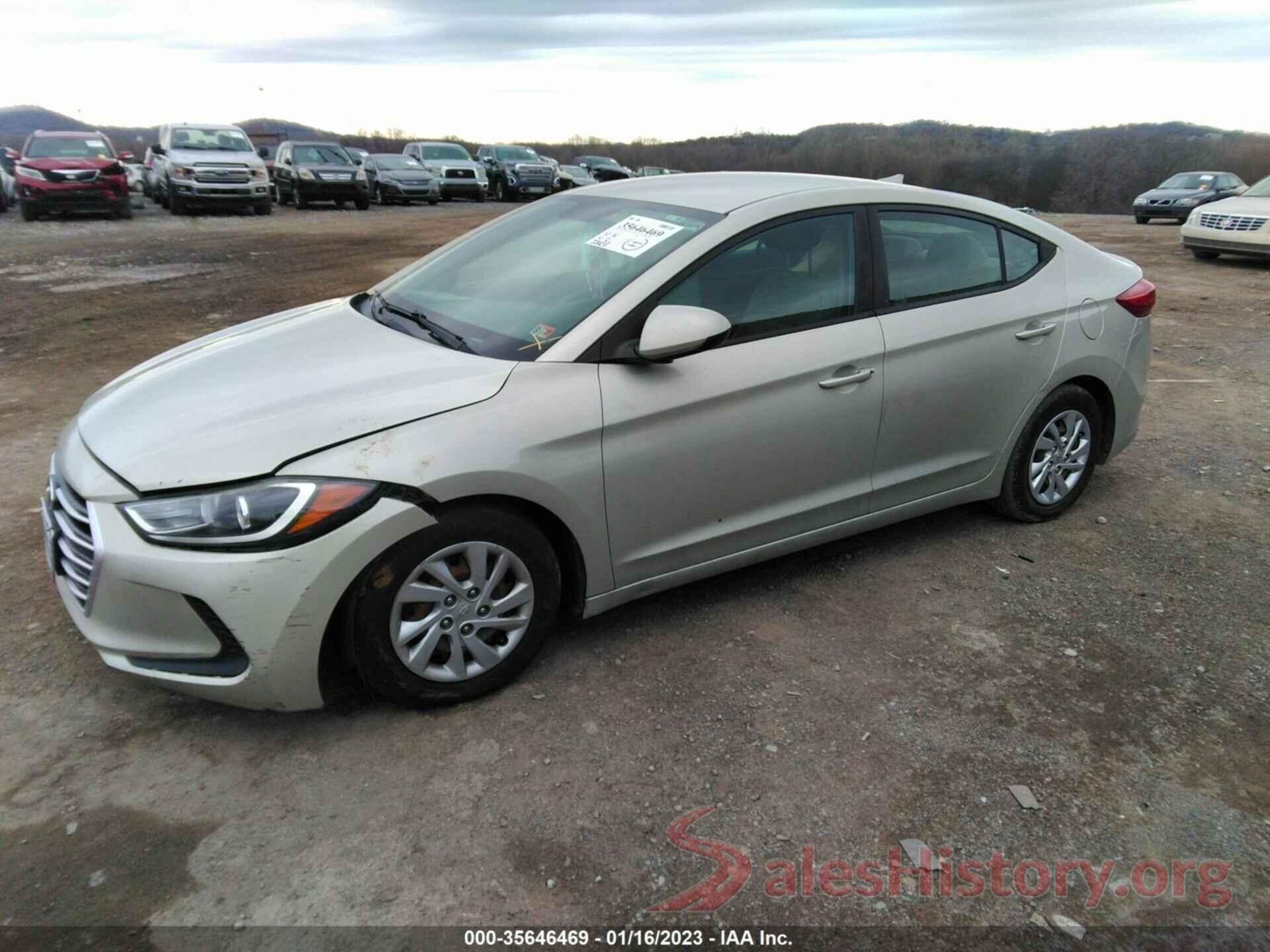 5NPD74LF9HH104134 2017 HYUNDAI ELANTRA