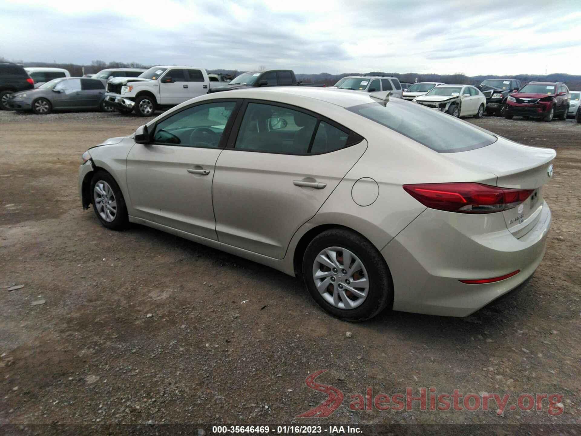 5NPD74LF9HH104134 2017 HYUNDAI ELANTRA