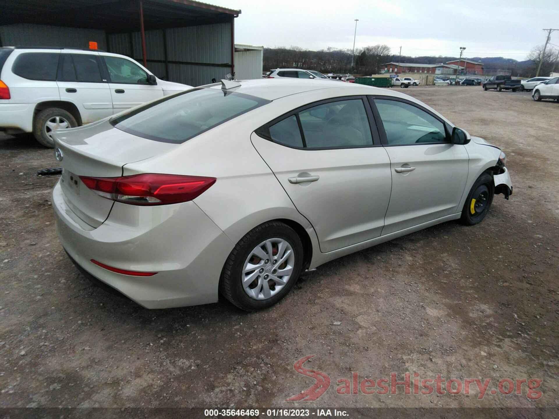 5NPD74LF9HH104134 2017 HYUNDAI ELANTRA