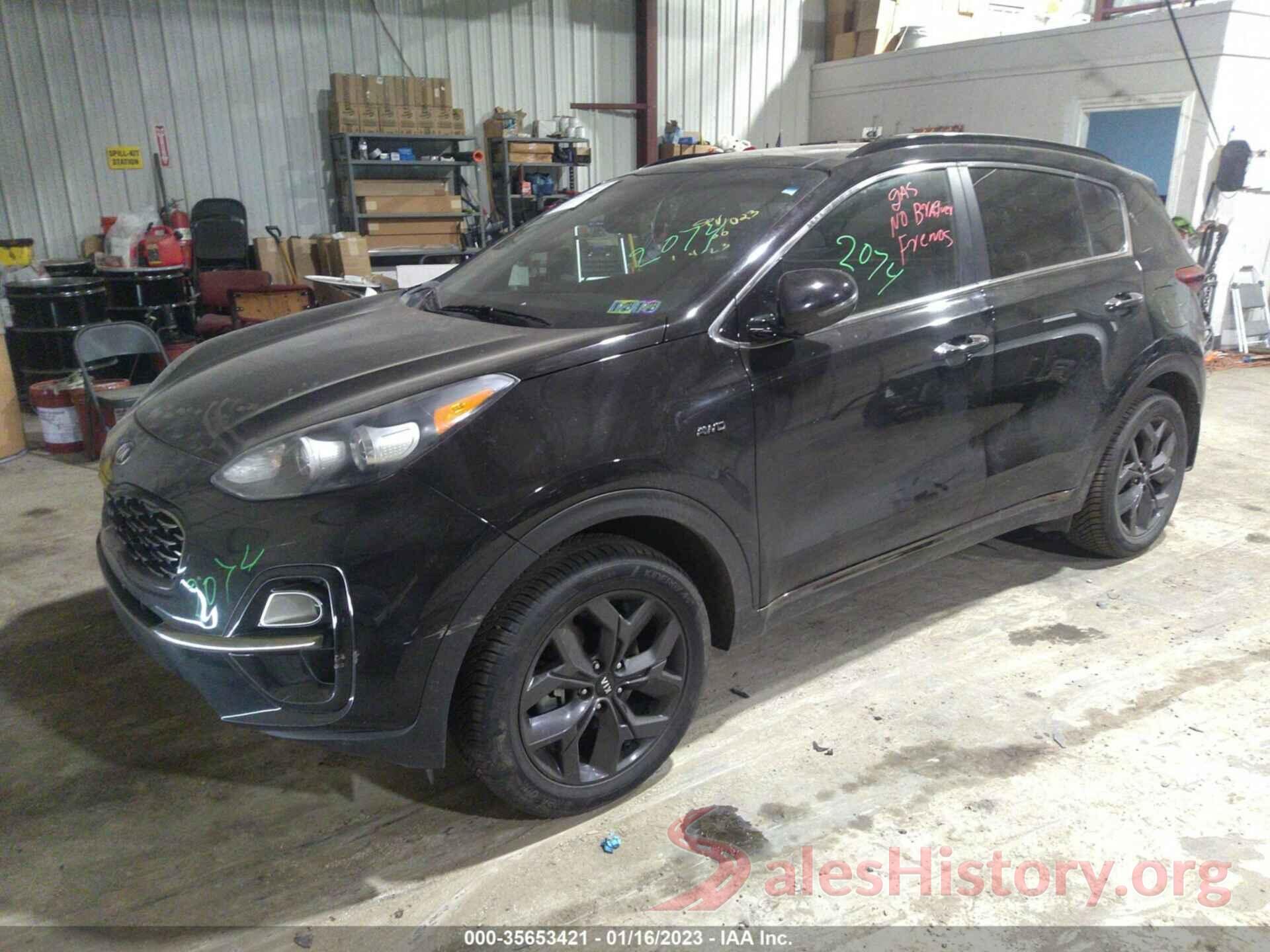 KNDP6CAC1L7688366 2020 KIA SPORTAGE