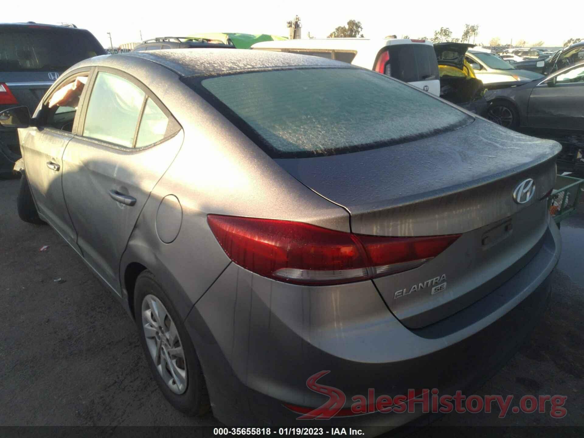 KMHD74LF9JU578155 2018 HYUNDAI ELANTRA