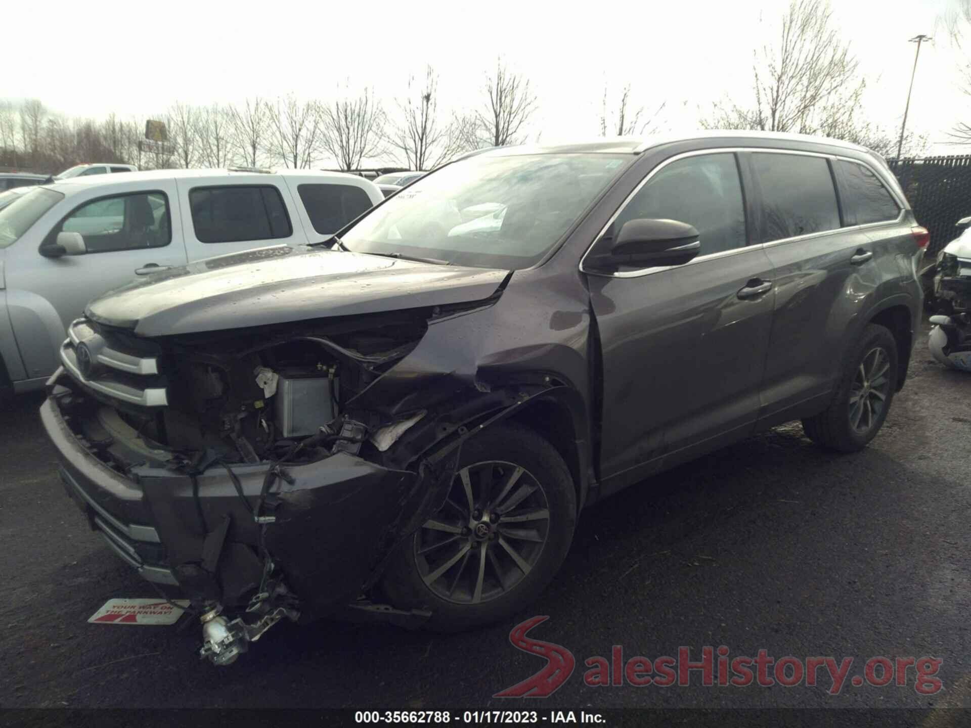 5TDJZRFH0KS746931 2019 TOYOTA HIGHLANDER