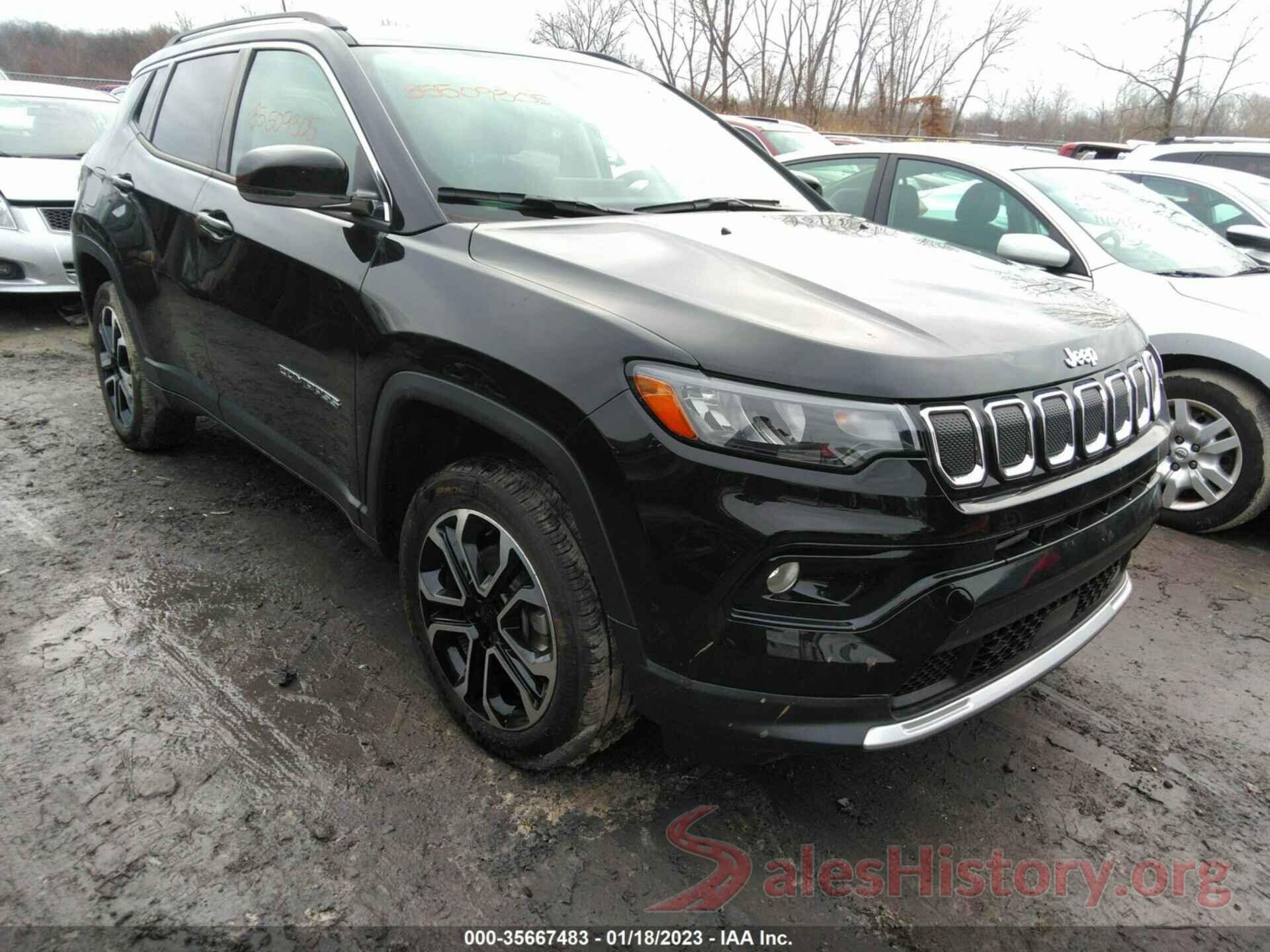 3C4NJDCB6NT105451 2022 JEEP COMPASS