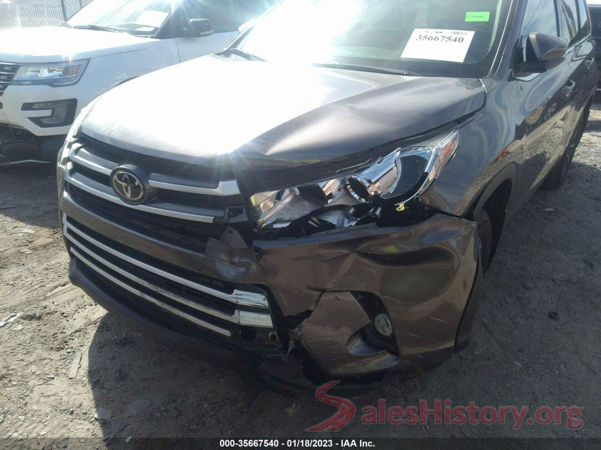 5TDJZRFH0KS994760 2019 TOYOTA HIGHLANDER