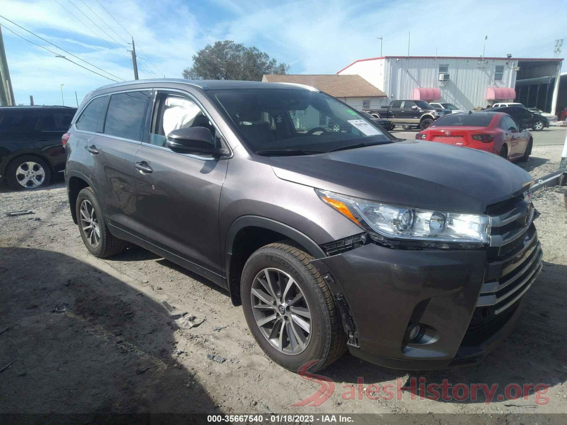 5TDJZRFH0KS994760 2019 TOYOTA HIGHLANDER