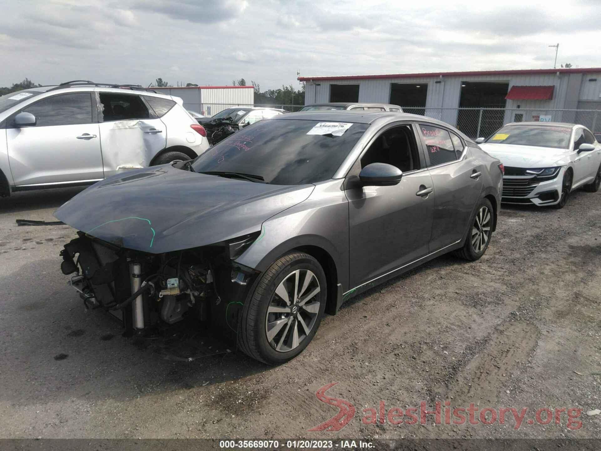 3N1AB8CV0LY310425 2020 NISSAN SENTRA